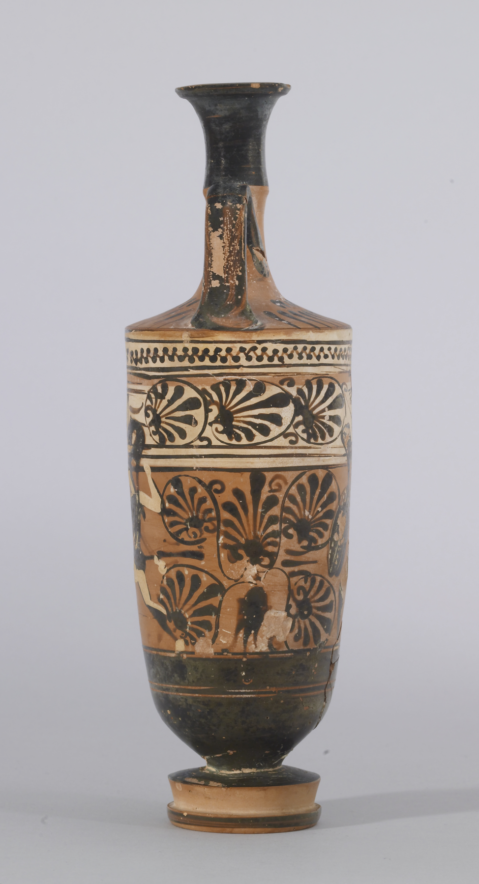 Image for Lekythos with Three Amazons and Herakles