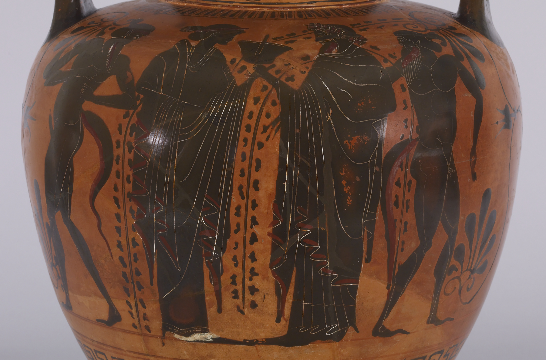 Image for Neck Amphora with Herakles and the Erymanthian Boar