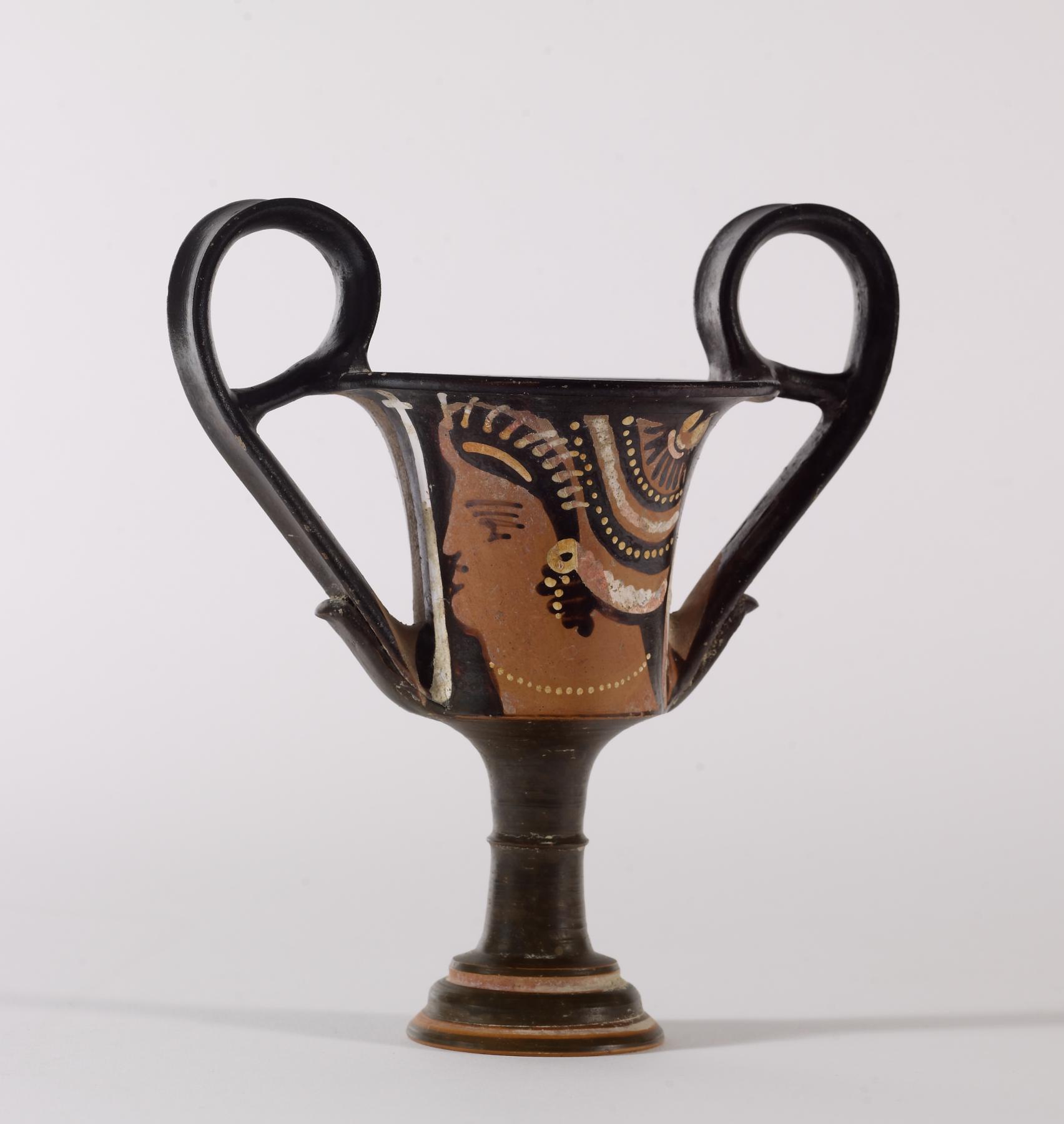 Image for Kantharos (Drinking Vessel) with Female Head