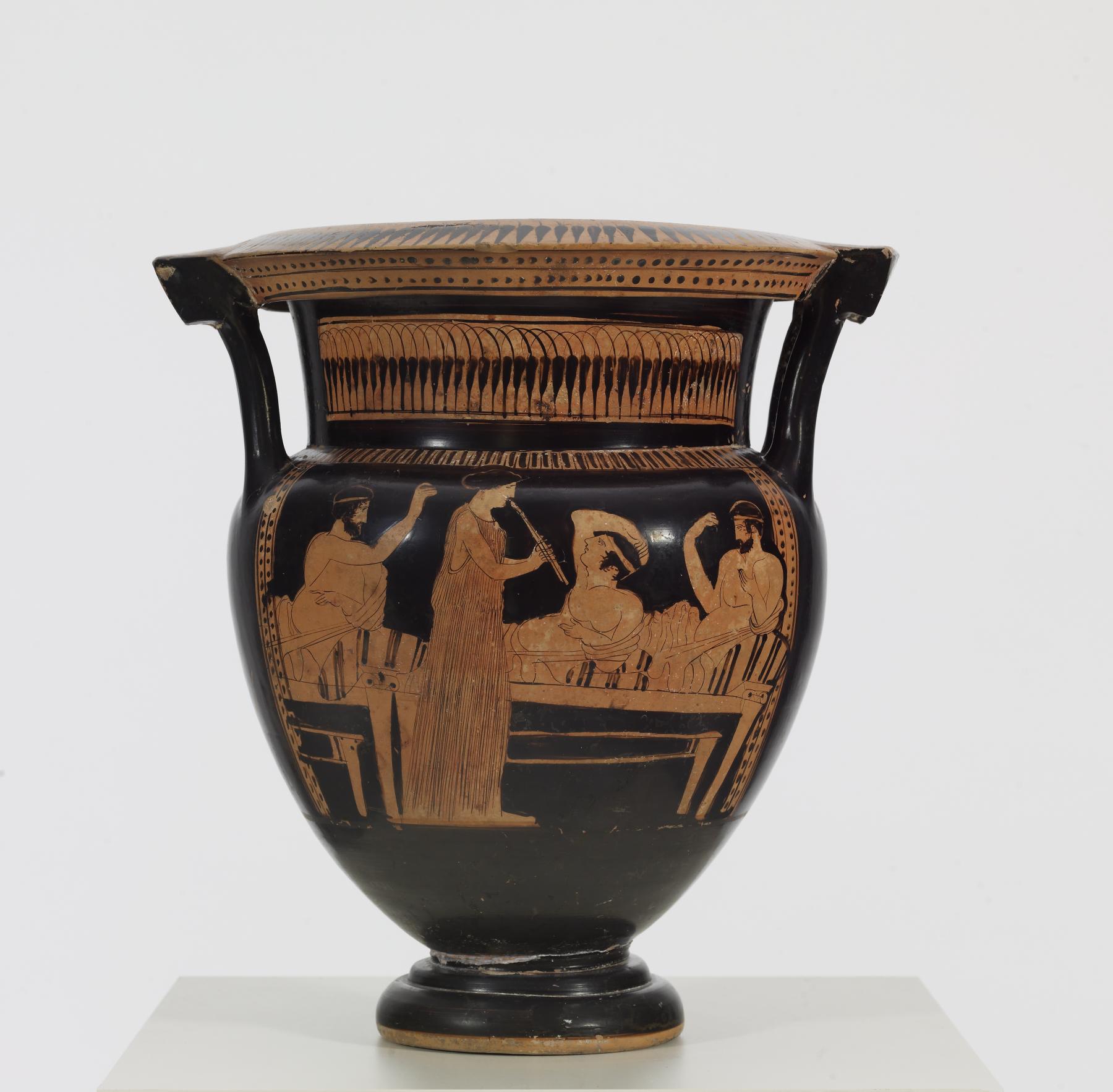 Image for Column Krater with a Symposium Scene