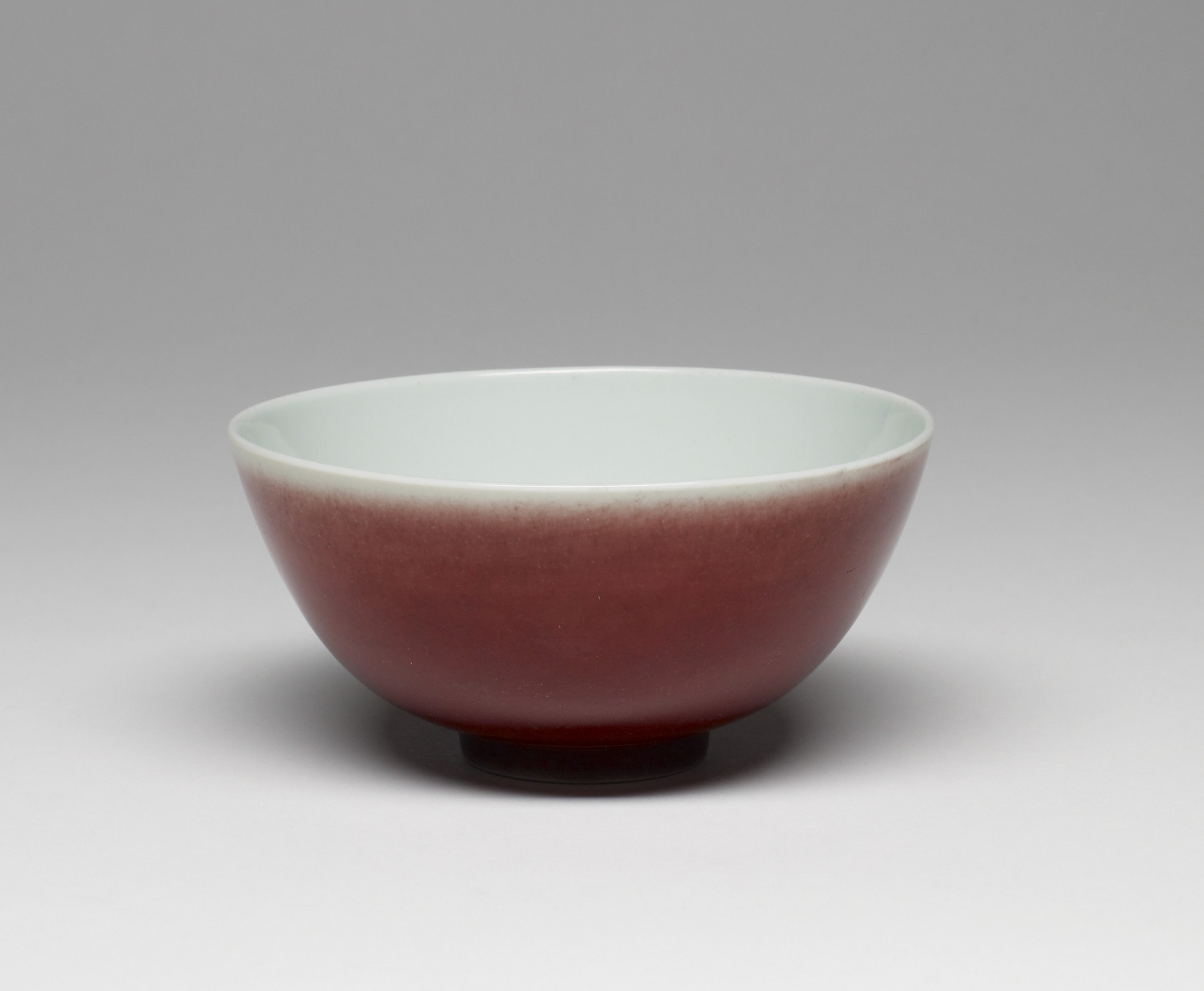 Image for Red and White Glazed Bowl