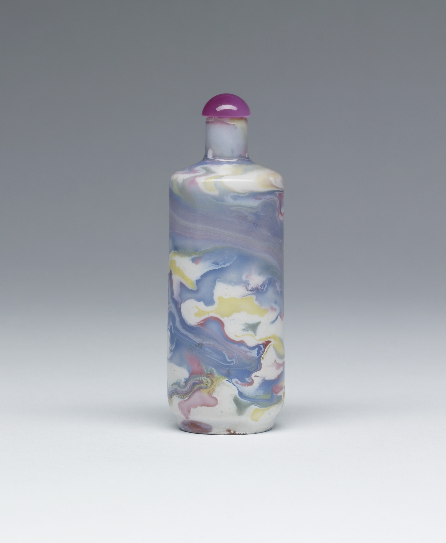 Image for Snuff Bottle with glaze that  imitates marble