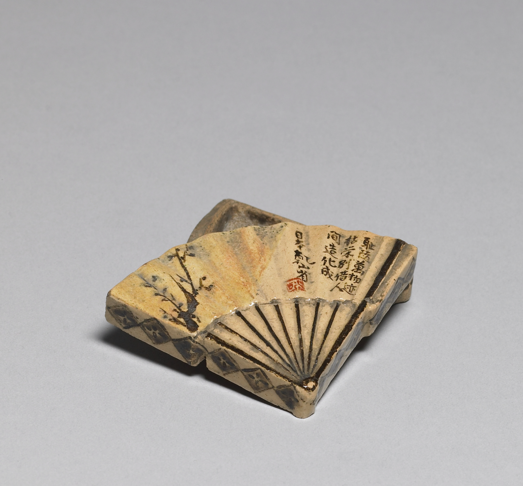 Image for Incense Box in the Shape of a Folding Fan