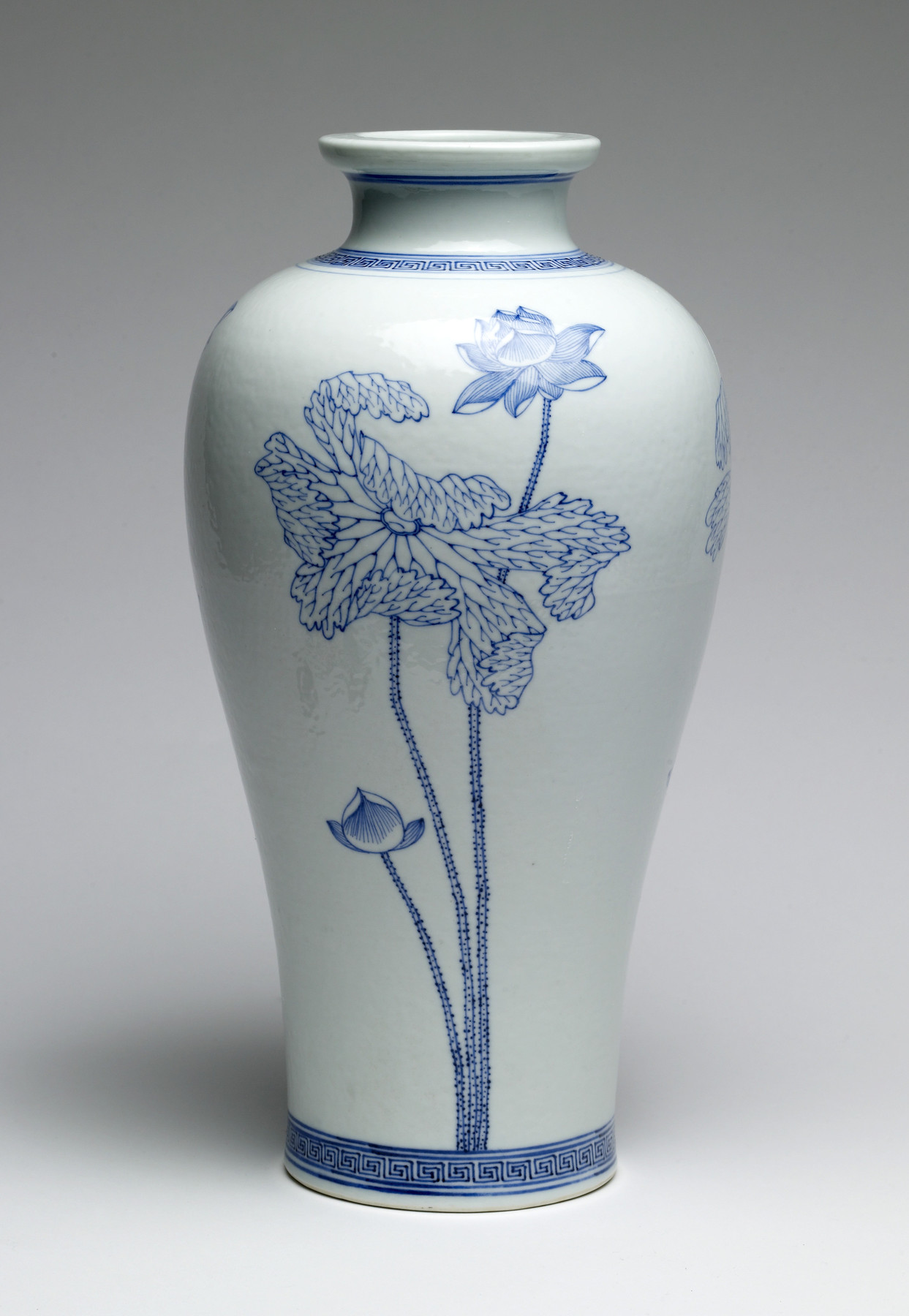 Image for Vase with Lotus Flowers