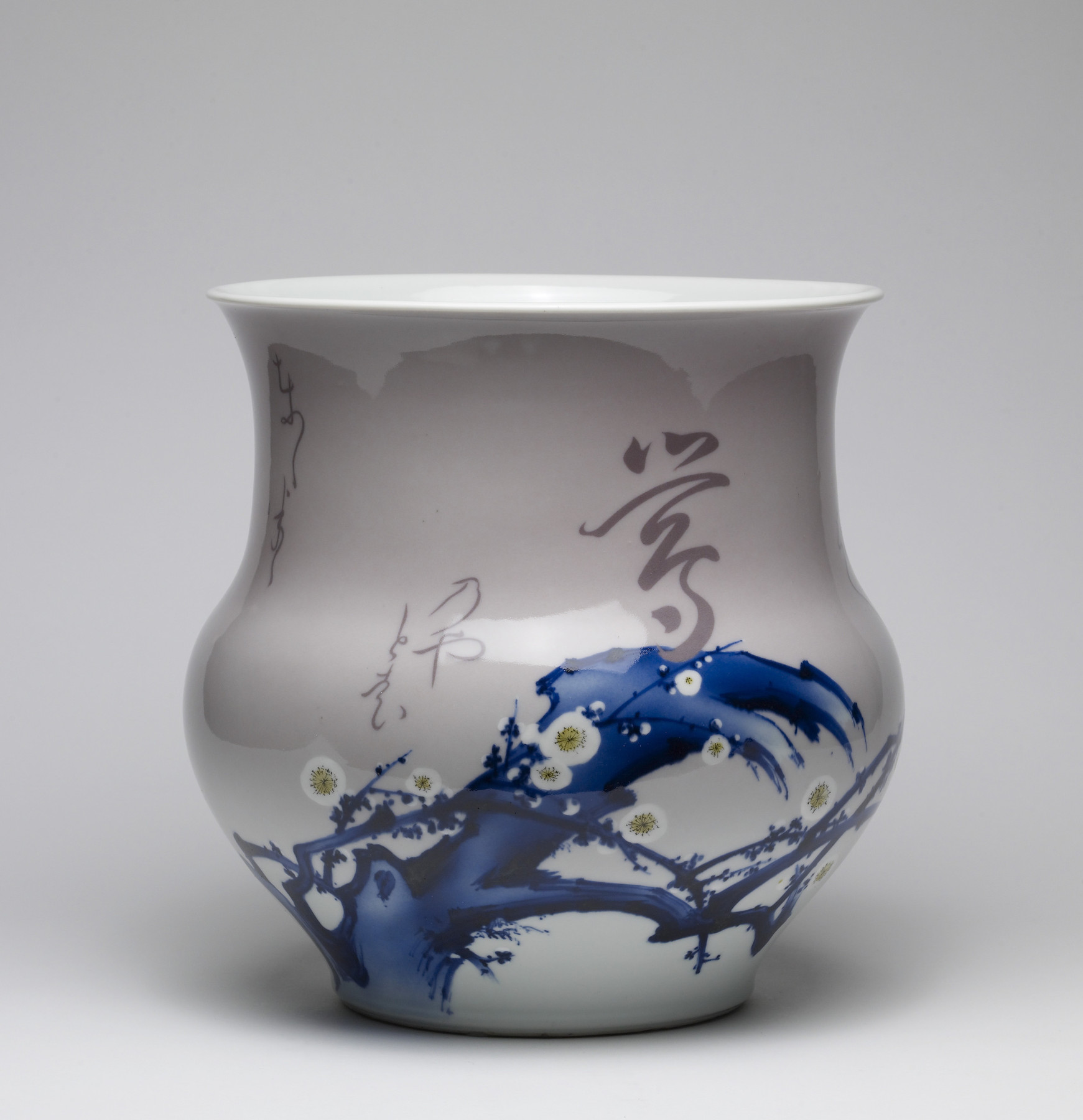 Image for Vase with Blossoming Plum and Short Poem