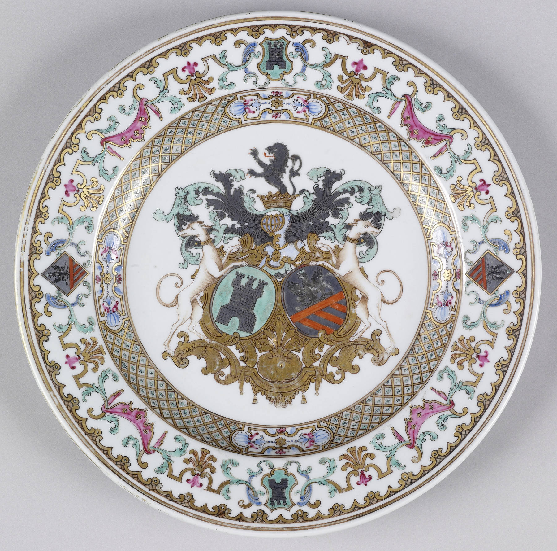 Image for Plate with Armorials of Italian and Antwerp Family