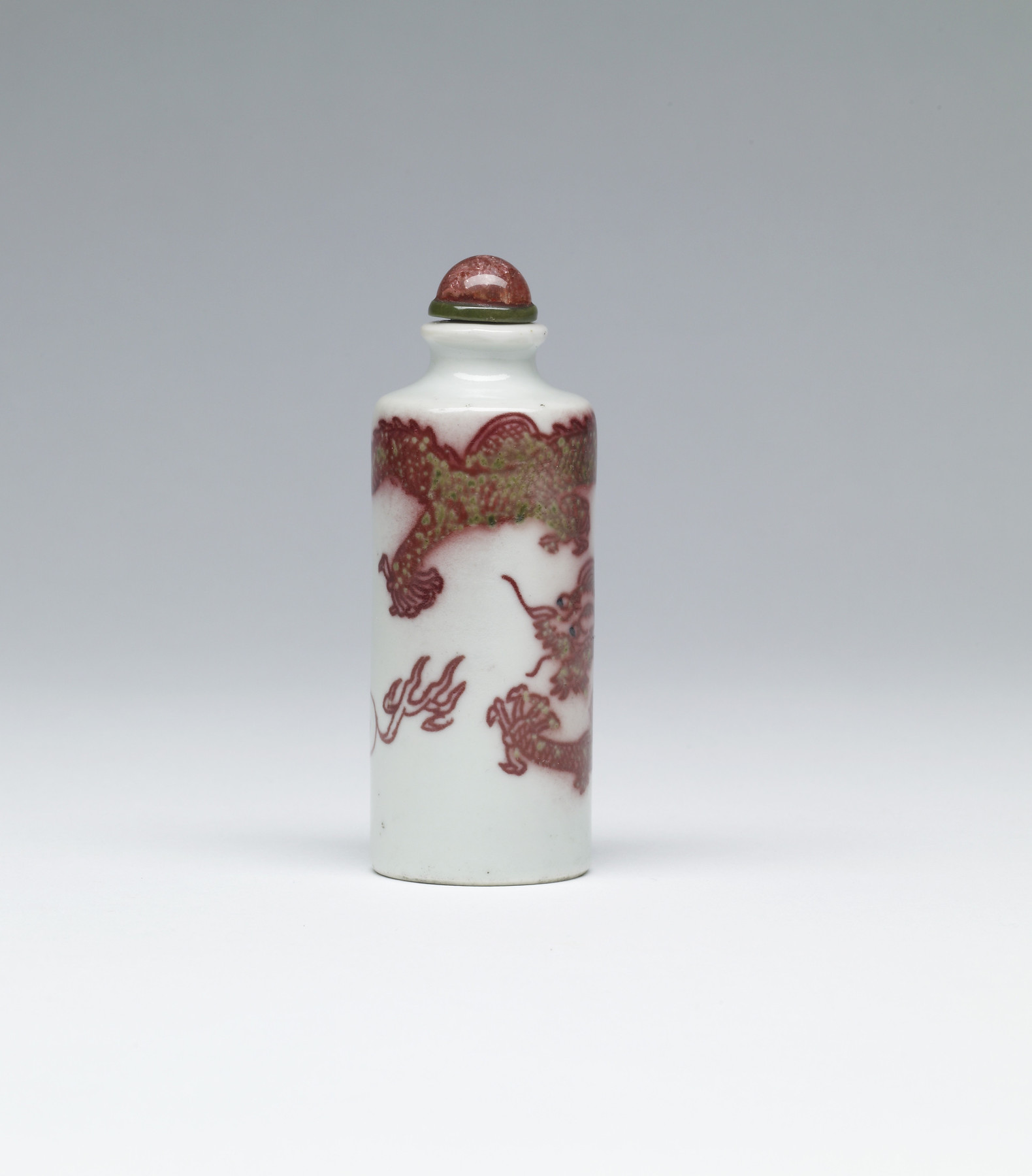 Image for Snuff Bottle with Dragon in Pursuit of Pearl
