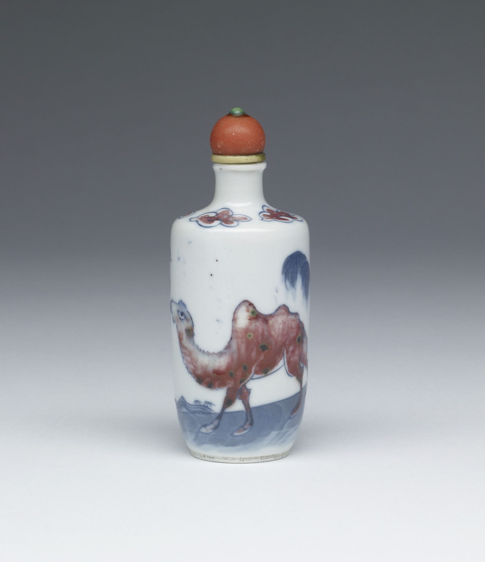 Image for Snuff Bottle with a Man Leading a Camel