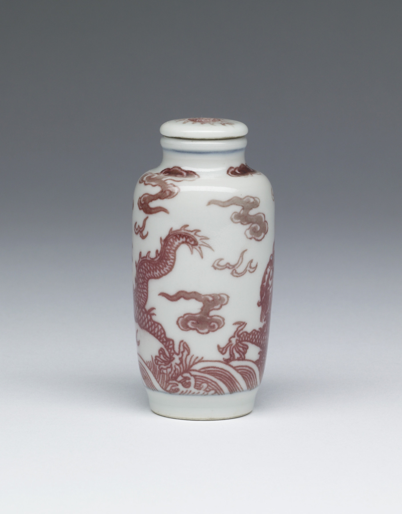 Image for Snuff Bottle with Pair of Dragons