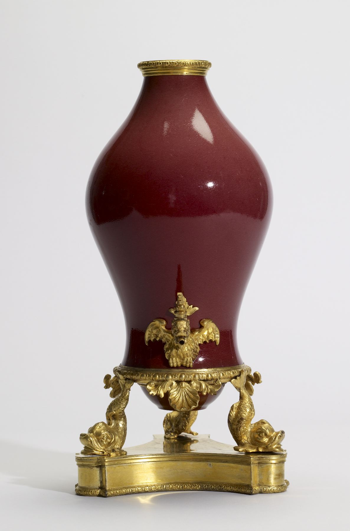 Image for Red Vase Mounted as a Cistern