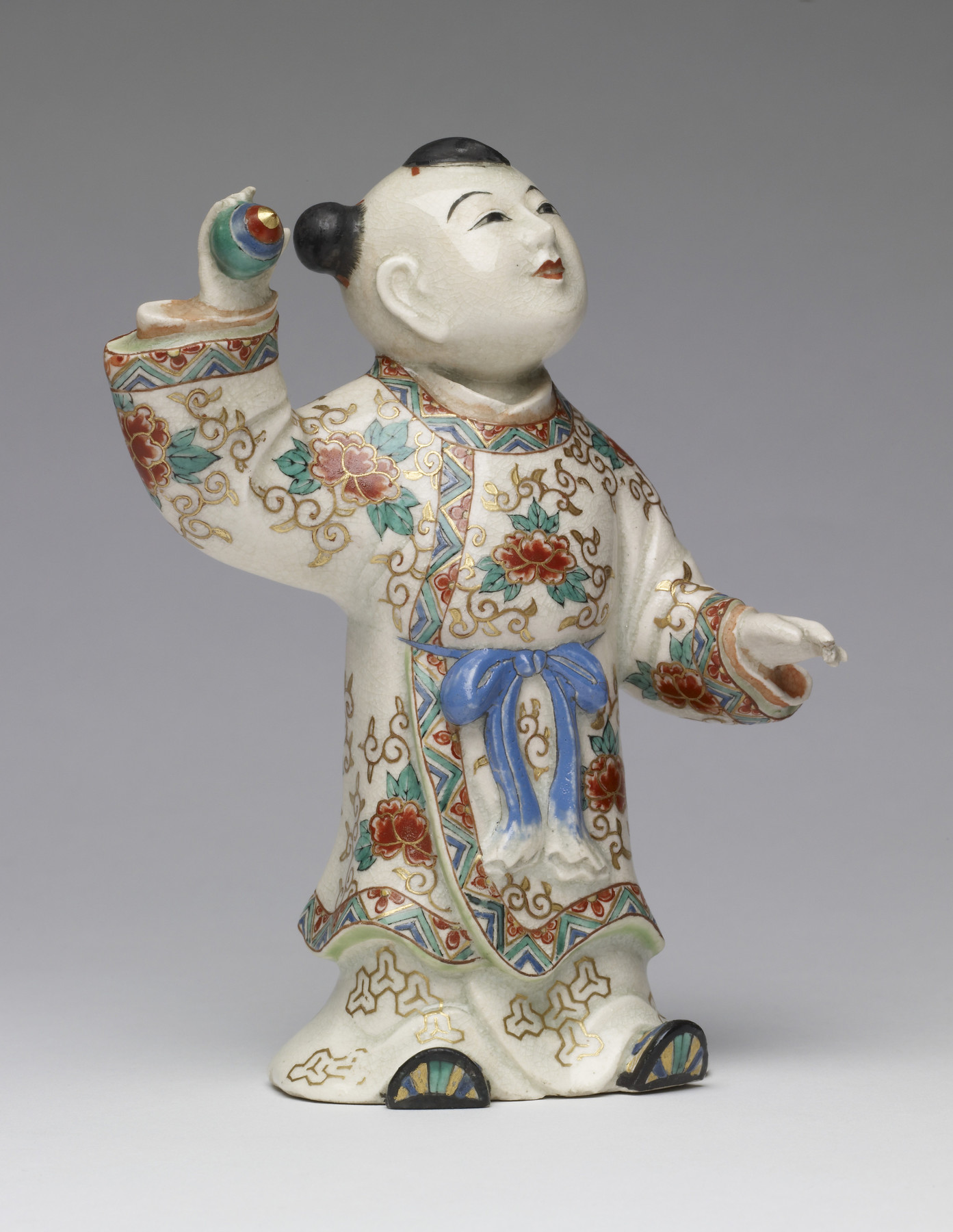 Tijdreeksen overtuigen Toerist Figurine ("okimono") of a Happy Chinese Boy | The Walters Art Museum
