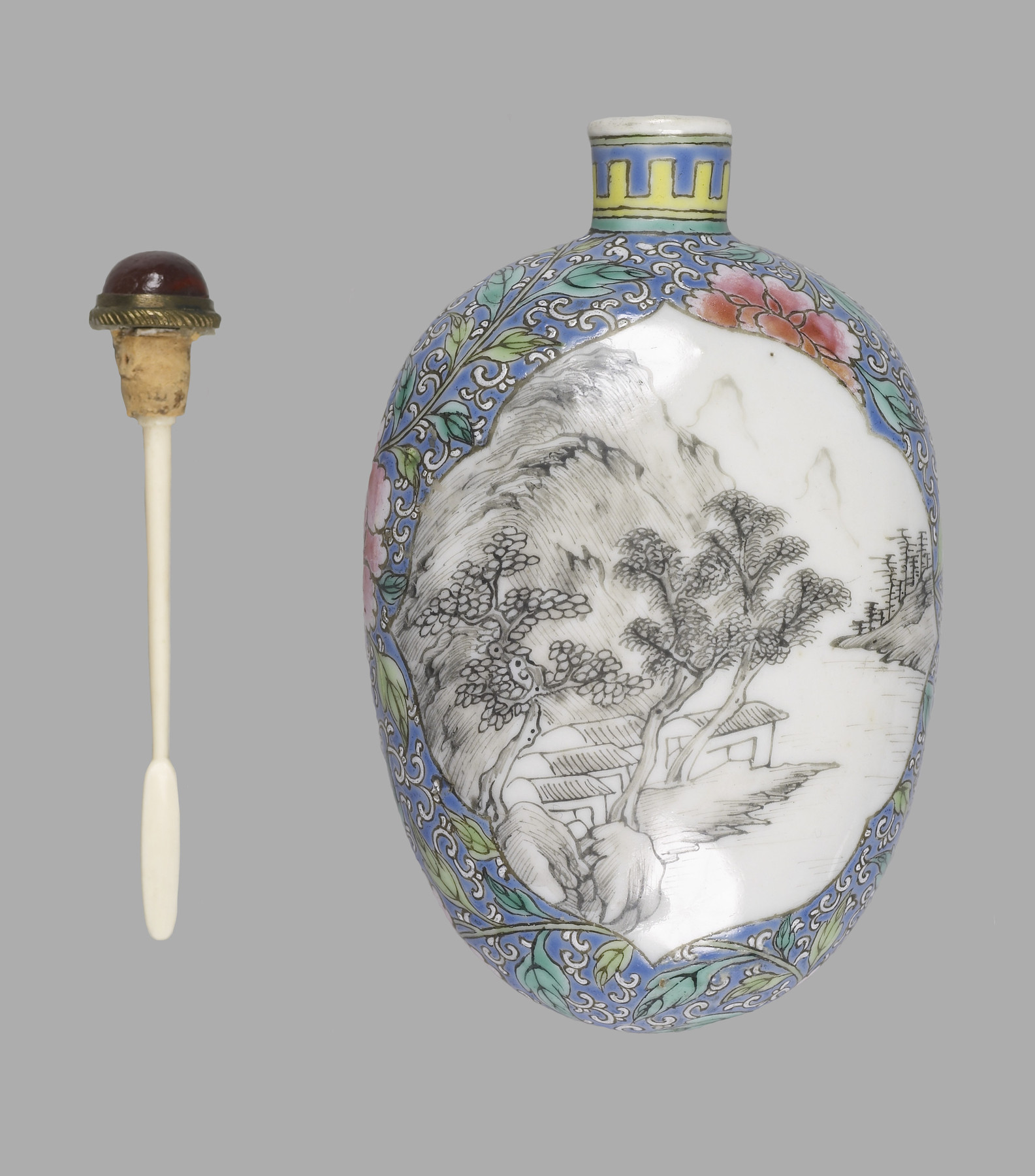 Image for Snuff Bottle with Landscape