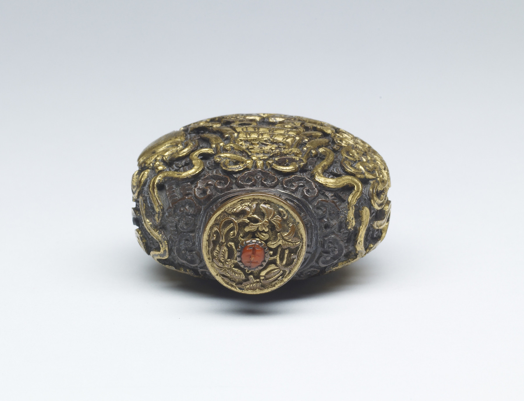 Image for Snuff Bottle with Buddhist Emblems