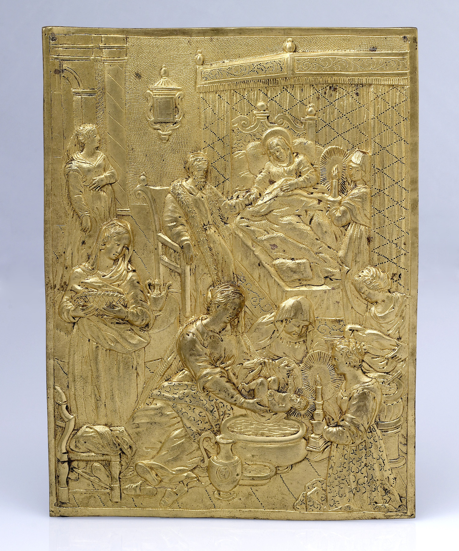 Image for Plaque with the Birth of the Virgin