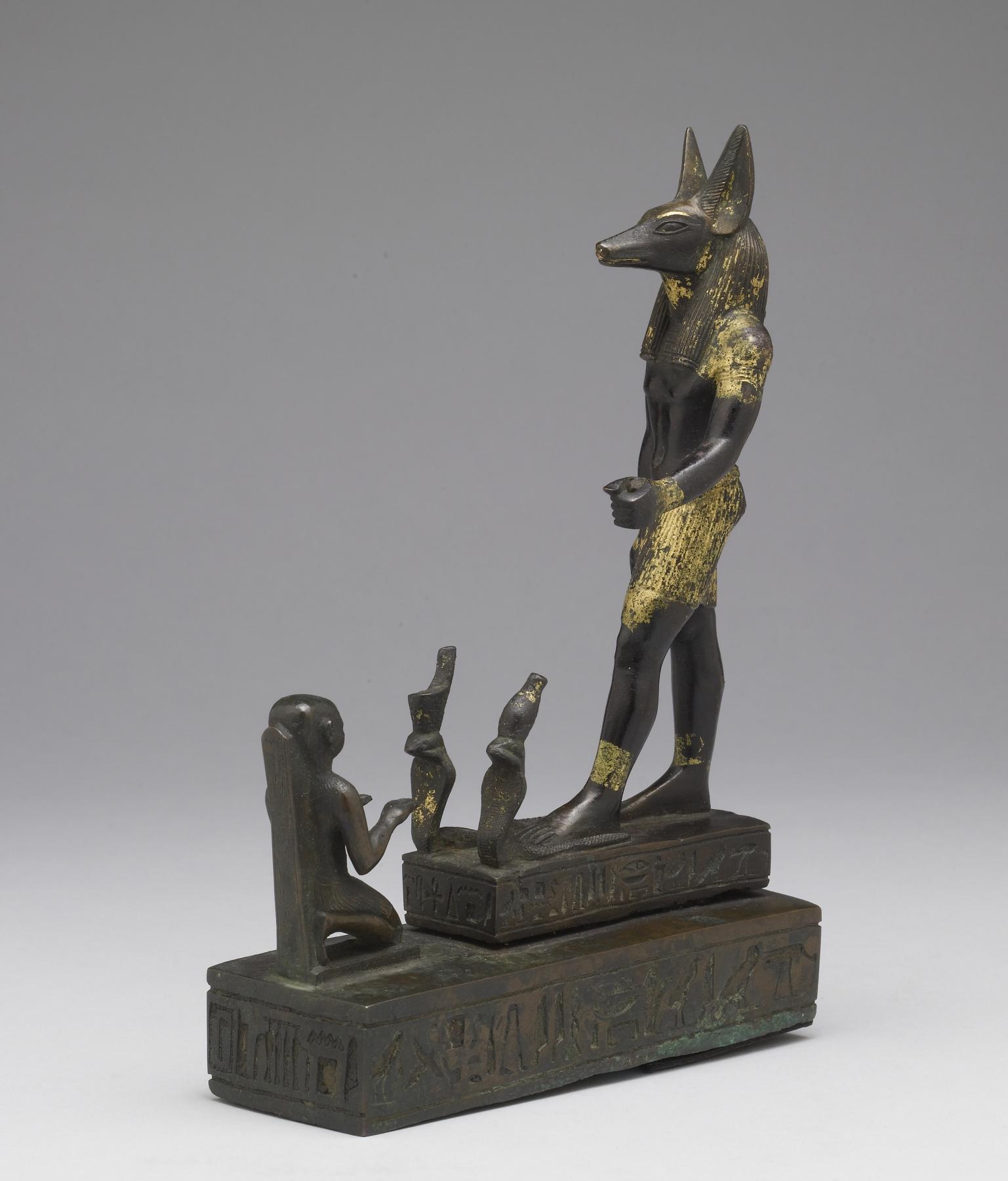 Image for A Worshipper Kneeling Before the God Anubis