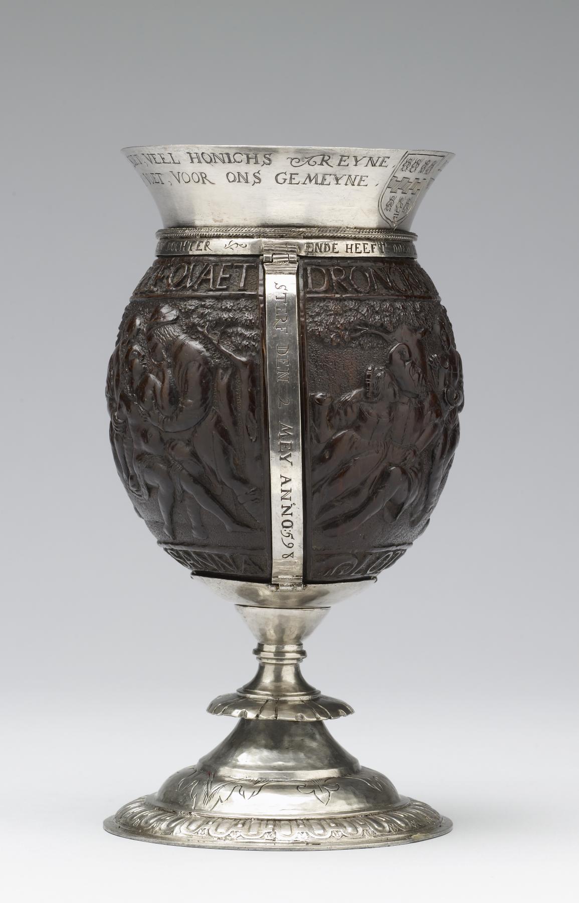 Image for Coconut Cup with Old Testament Scenes