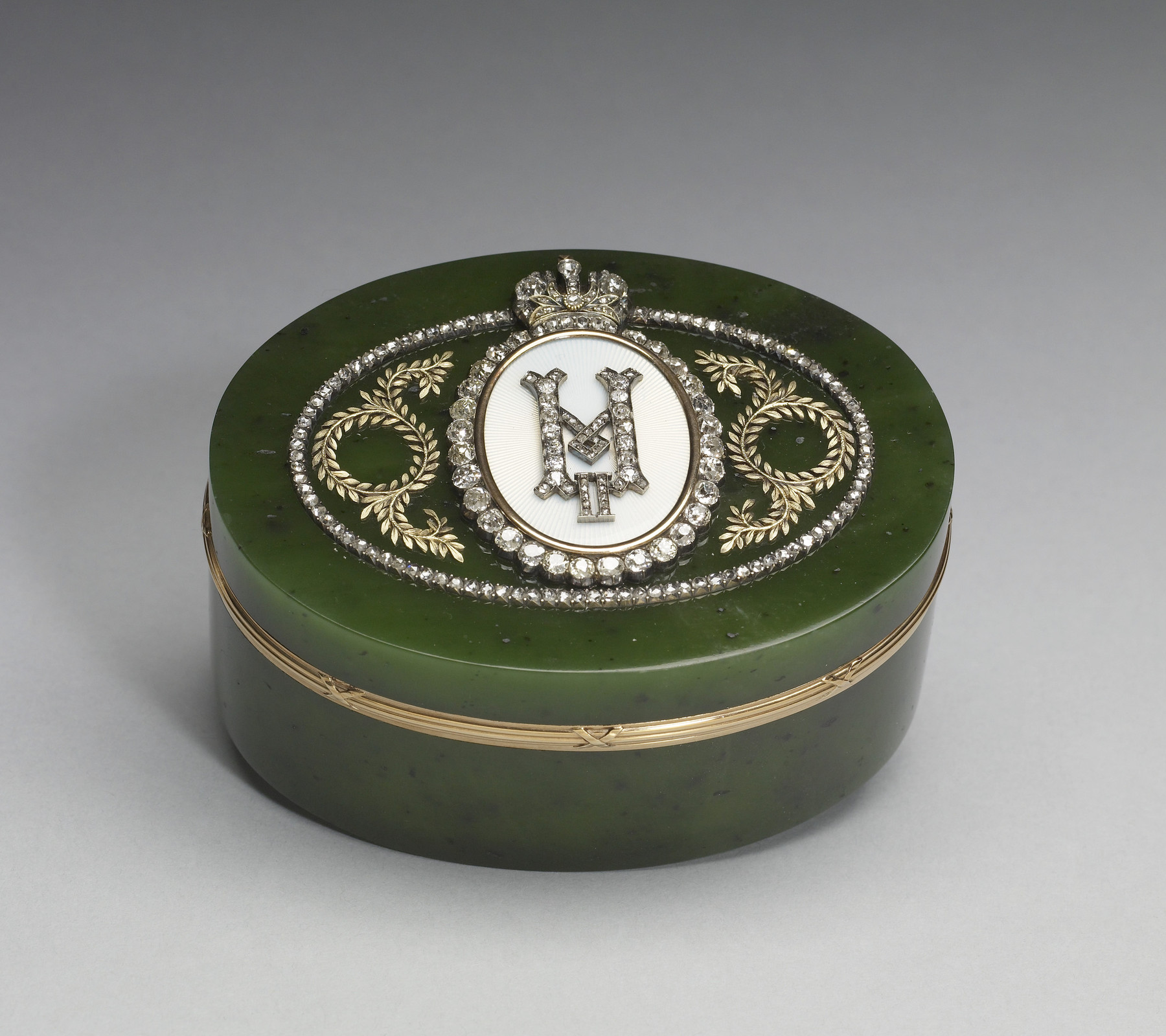 Image for Oval Box with Monogram of Nicholas II