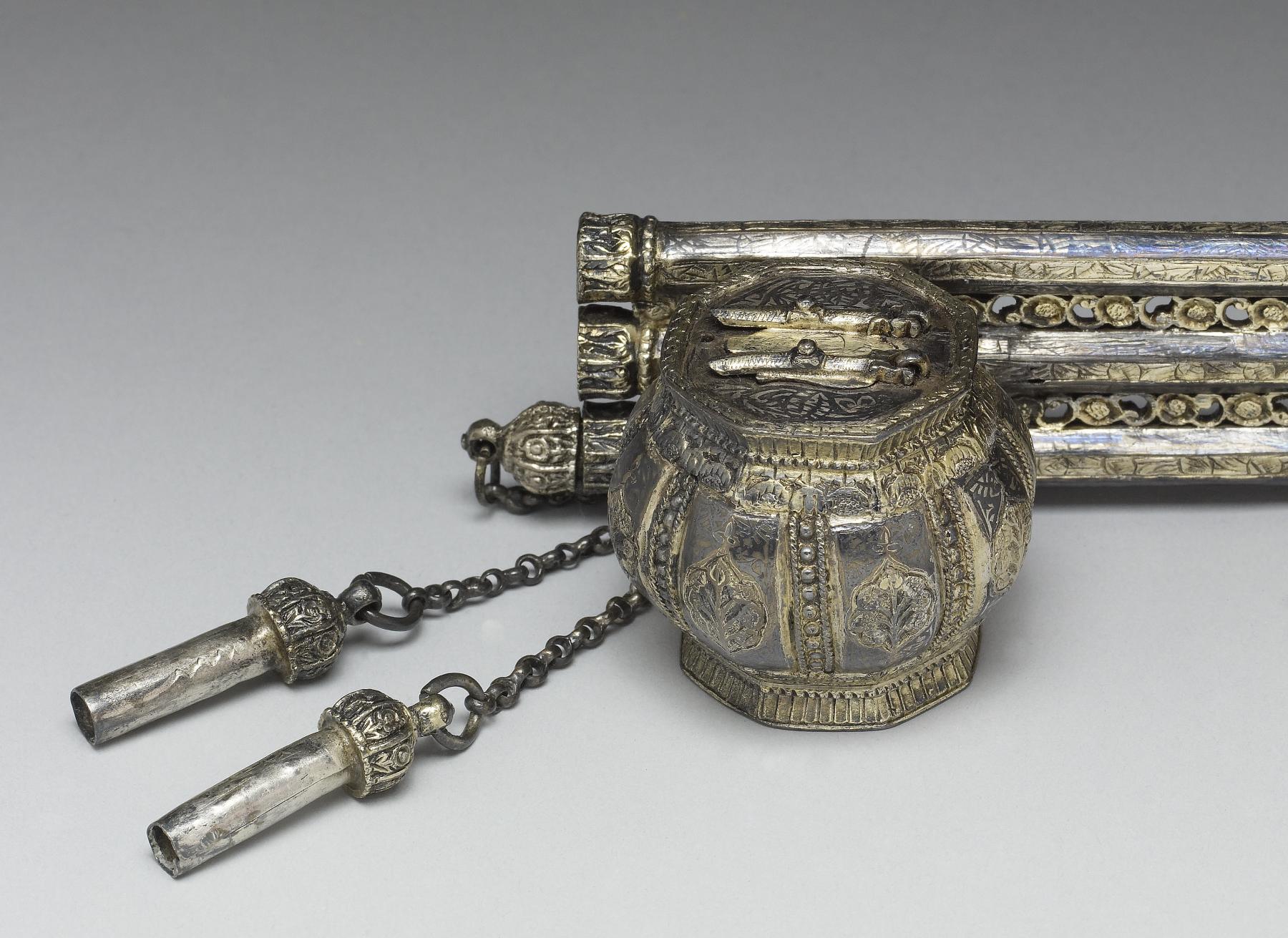 Image for Pen Box and Inkwell with Tughra of Ahmed III