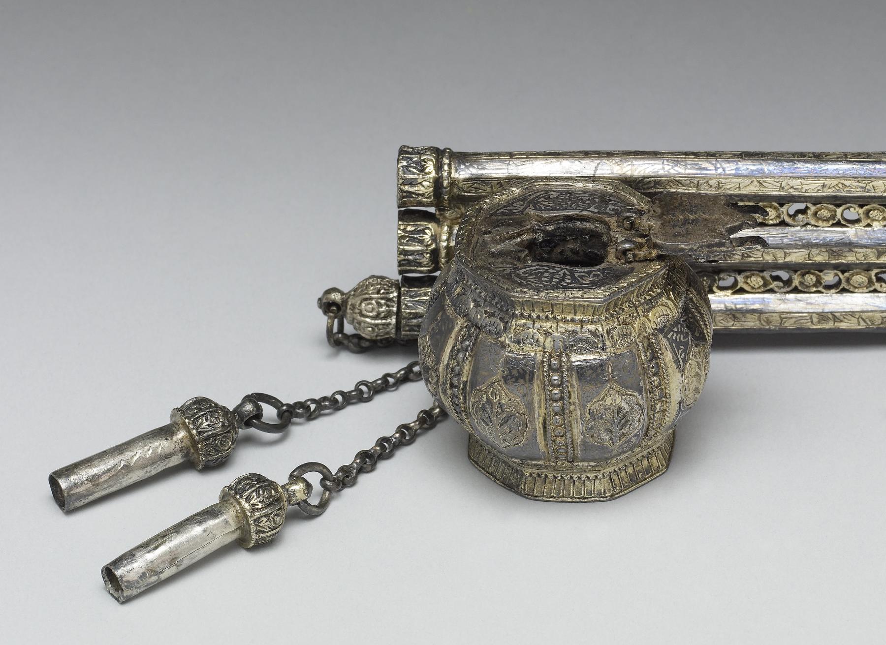 Image for Pen Box and Inkwell with Tughra of Ahmed III