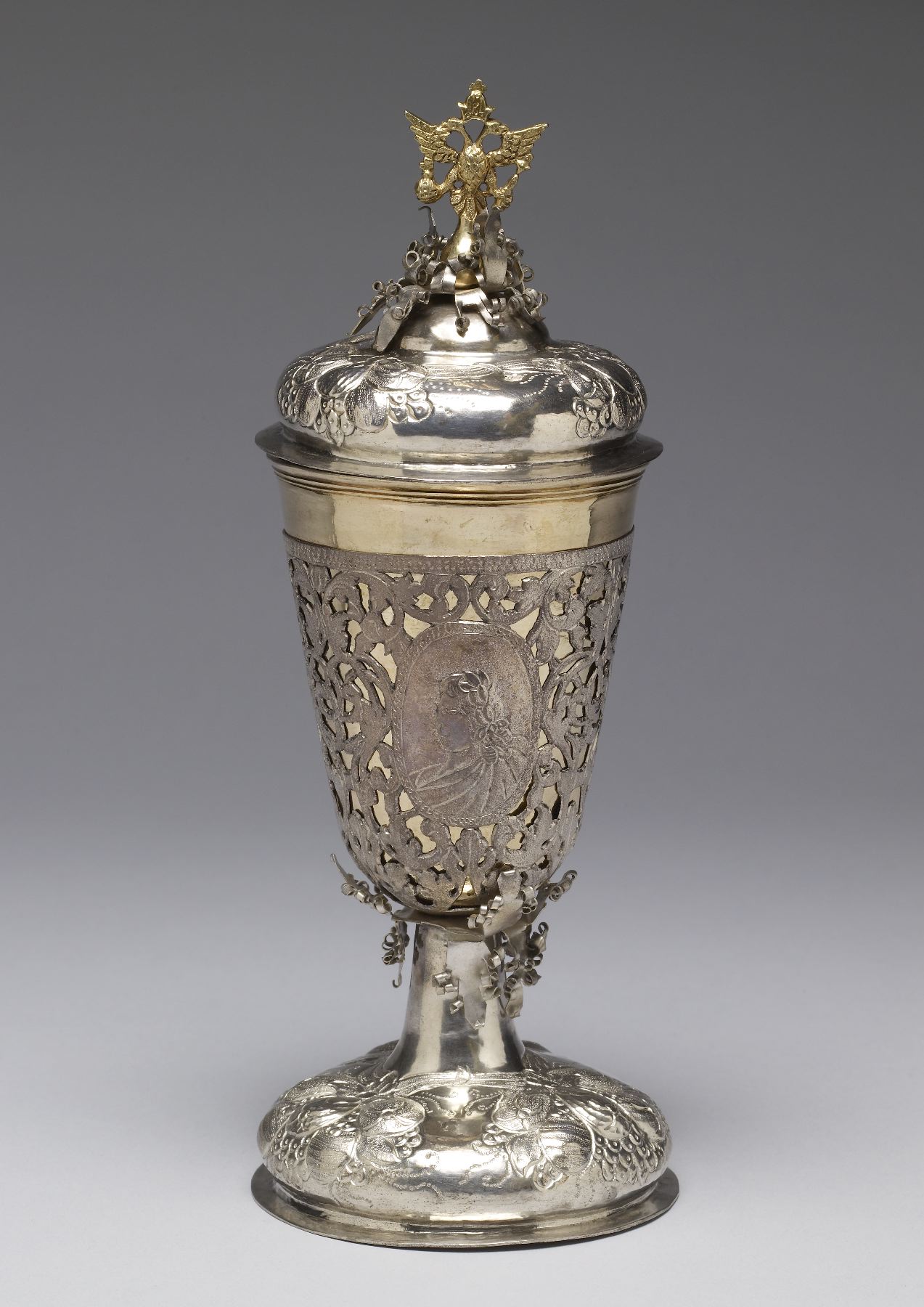 Image for Covered Cup with Large Foot