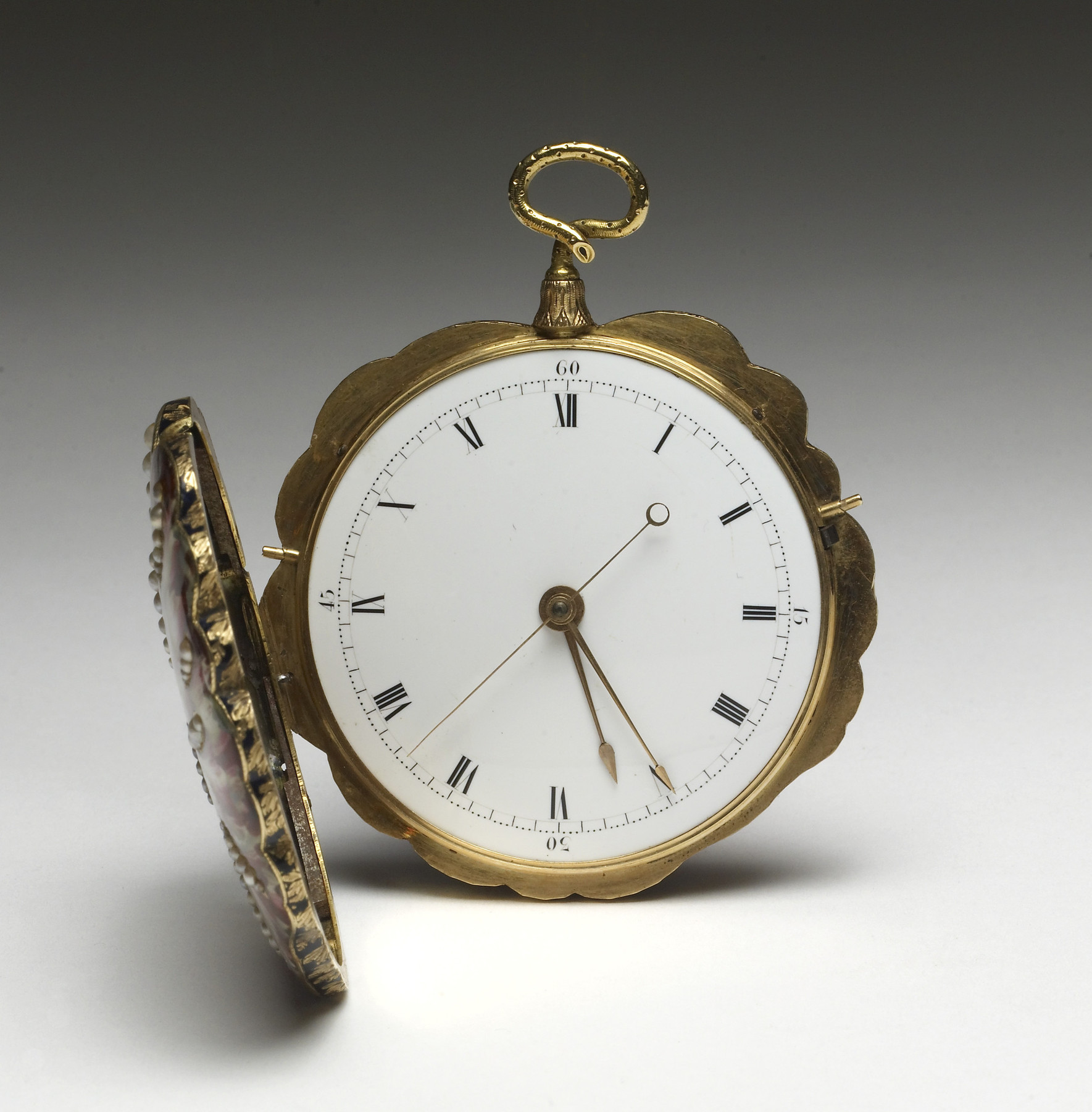 Image for Watch with a Case Representing a Peony