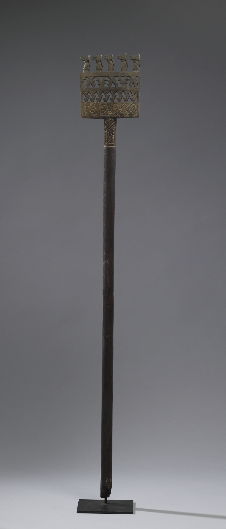 Image for Orator's Staff with Carved Warriors
