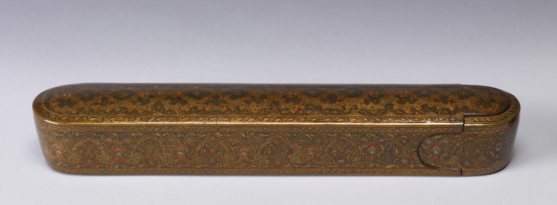 Image for Pen Box with Floral Pattern