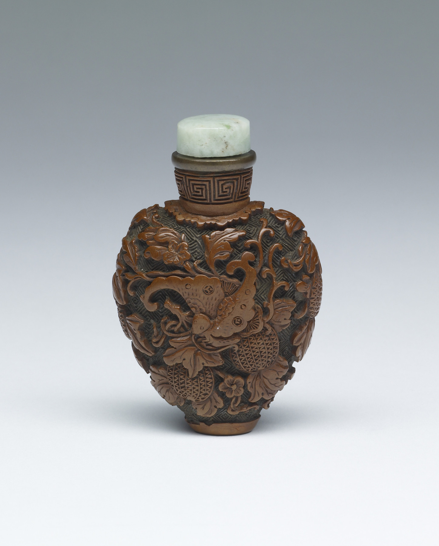 Image for Snuff Bottle with Butterflies and Vines