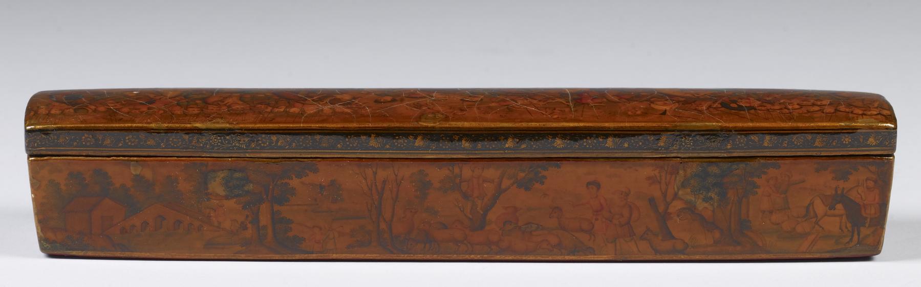 Image for Pen Box with Battle Scenes and Pastoral Scenes