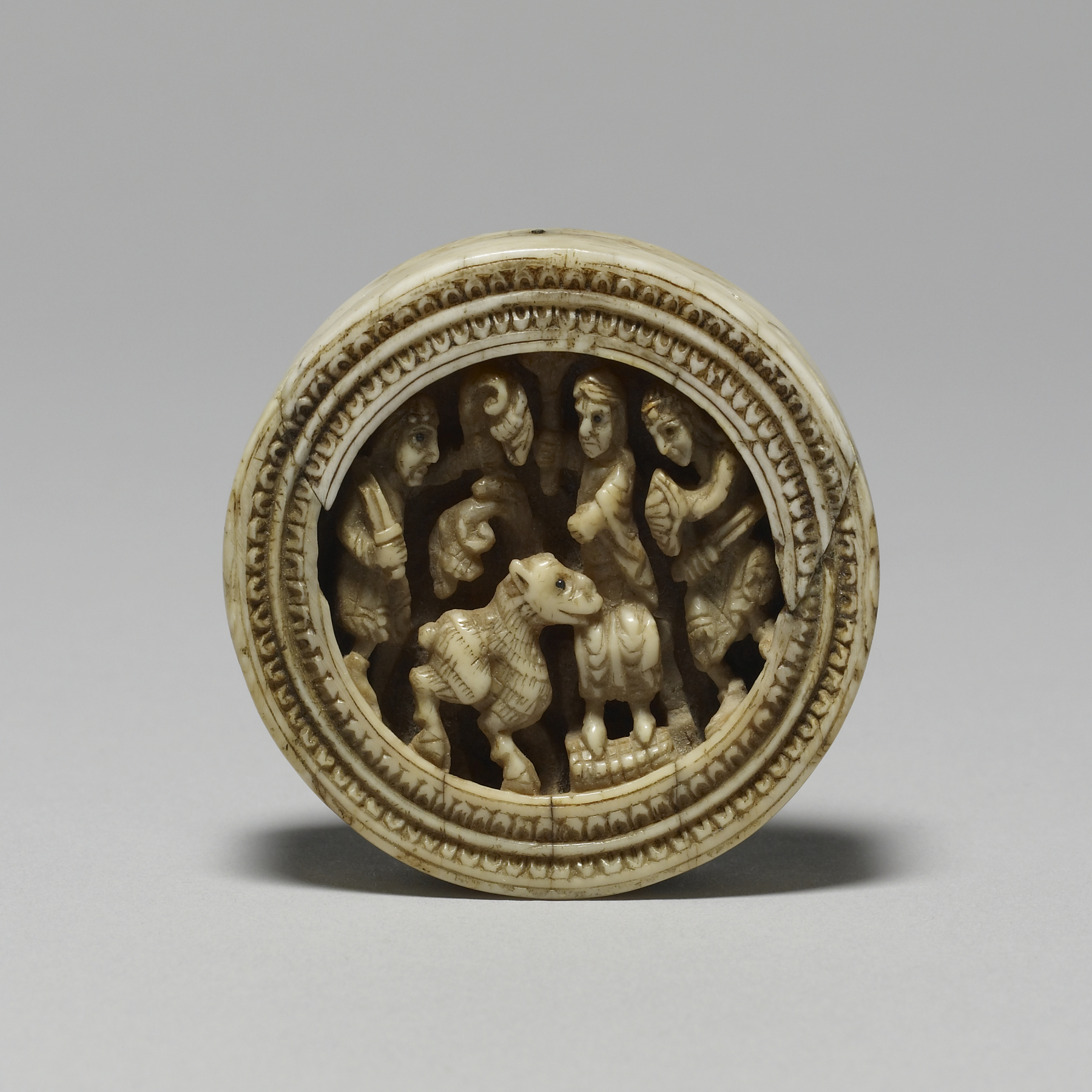 Image for Game Piece with Enthroned Figure