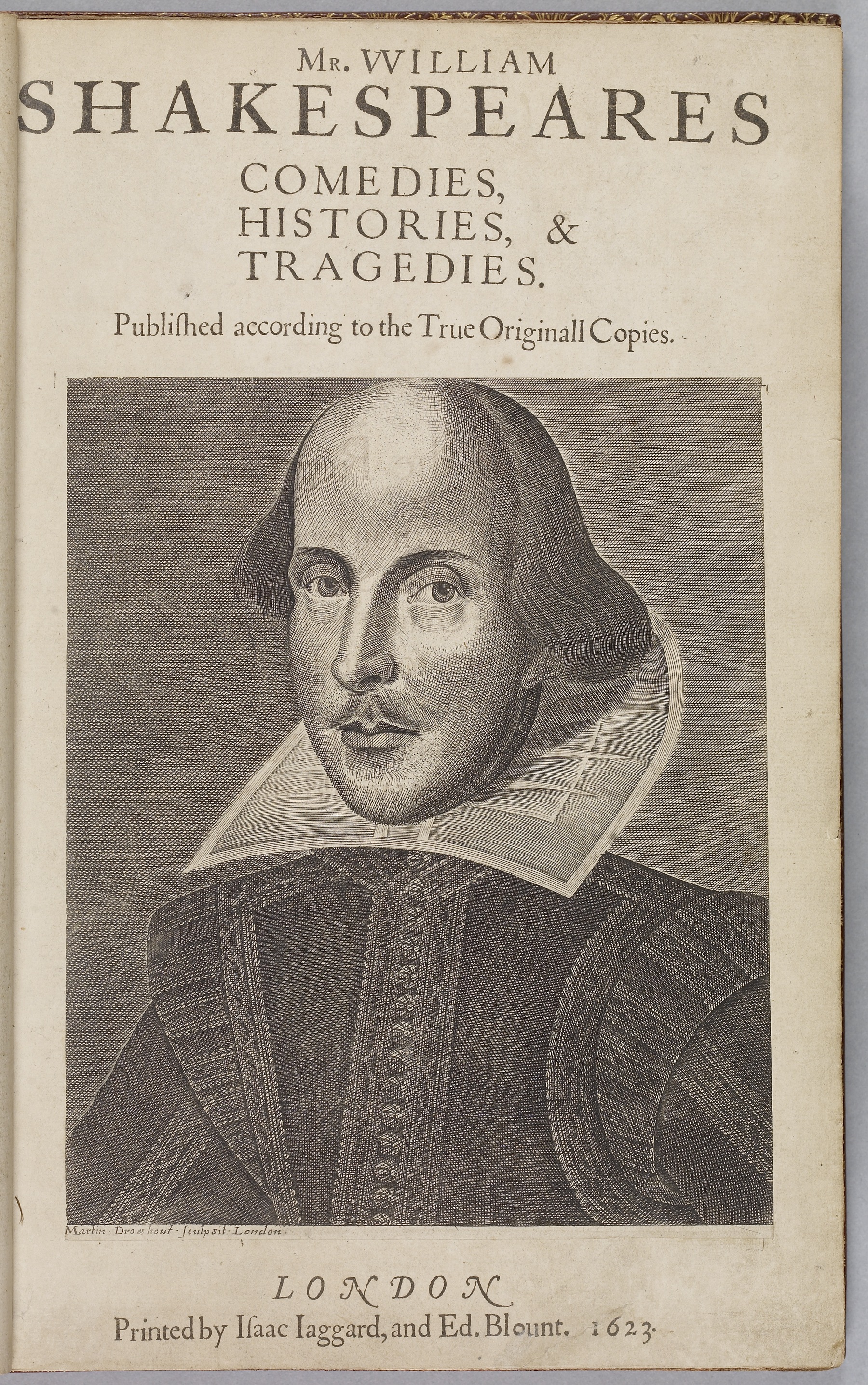 Image for [Works. 1623] Mr. William Shakespeares comedies, histories, & tragedies published according to the true originall copies.