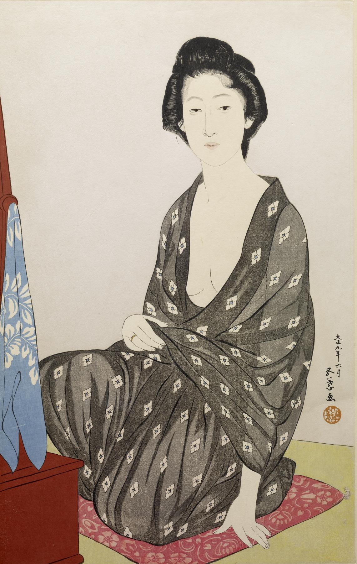 Image for 夏衣の女 (Woman in a Summer Kimono)