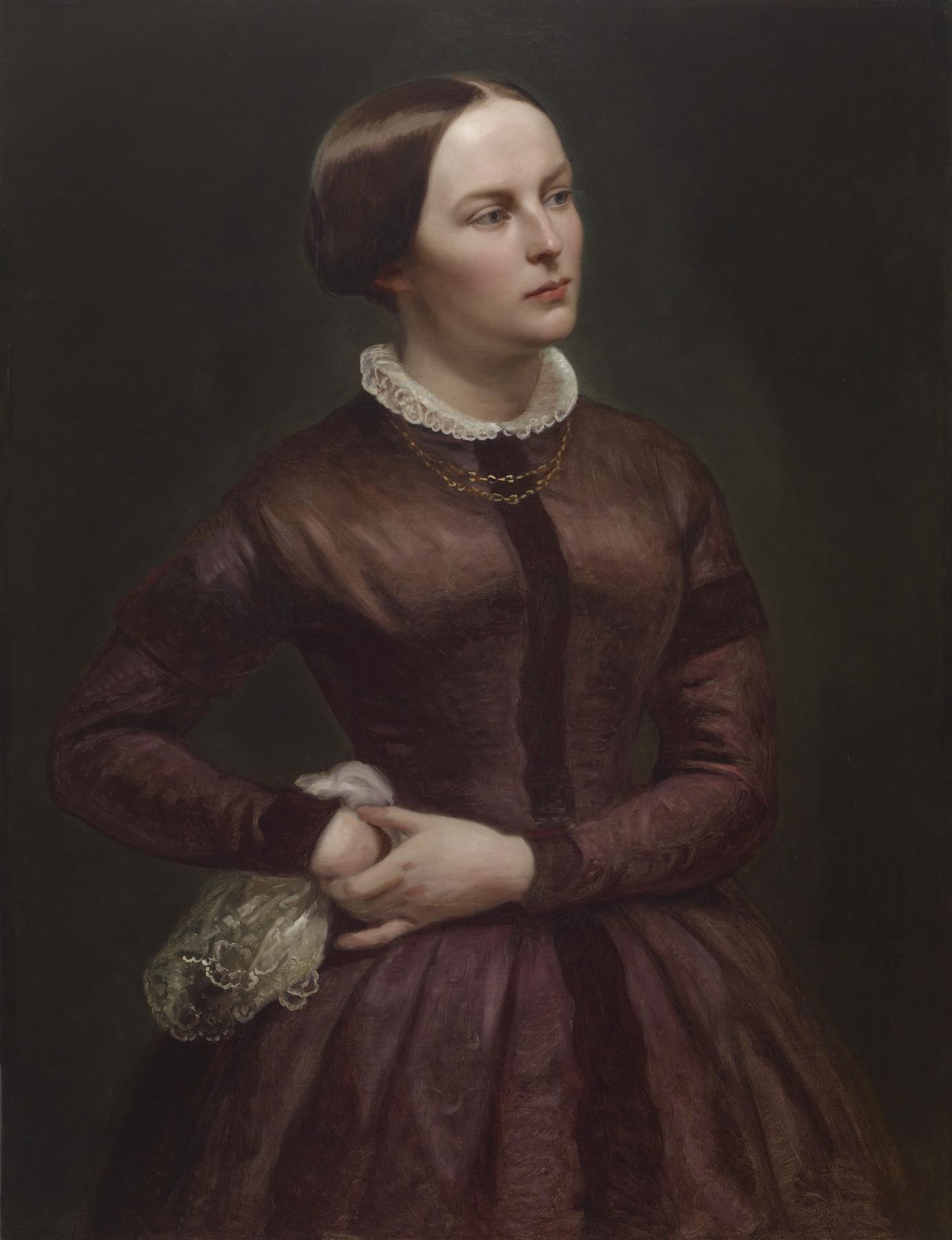 Image for Portrait of Mary Buckler Woodville in Historical Costume