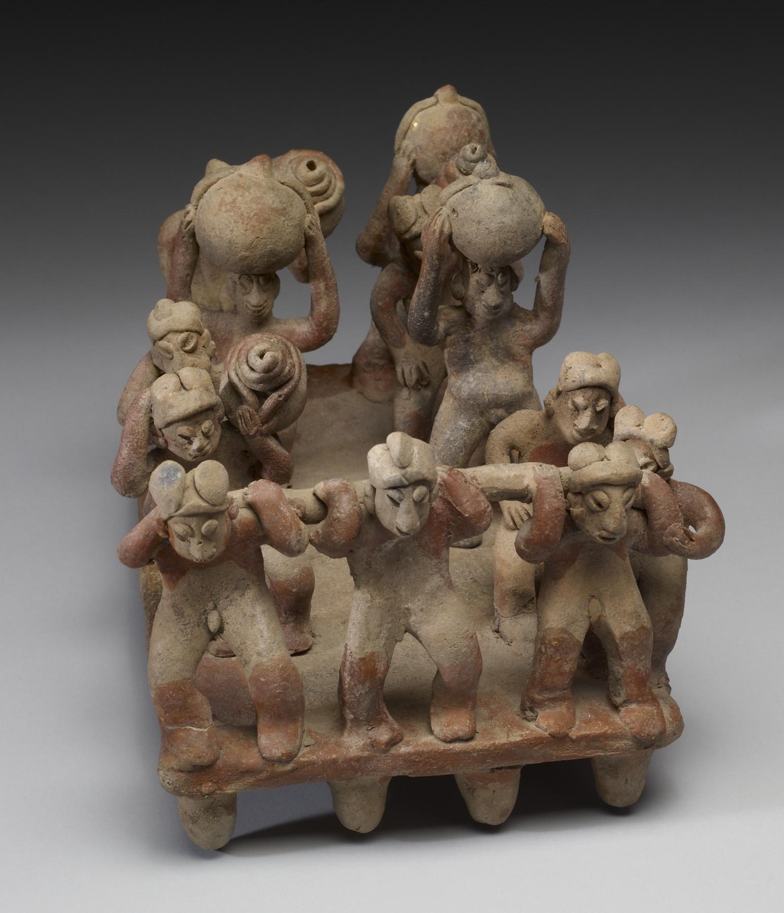 Image for Processional Scene (Men Carrying Pulque Jars)