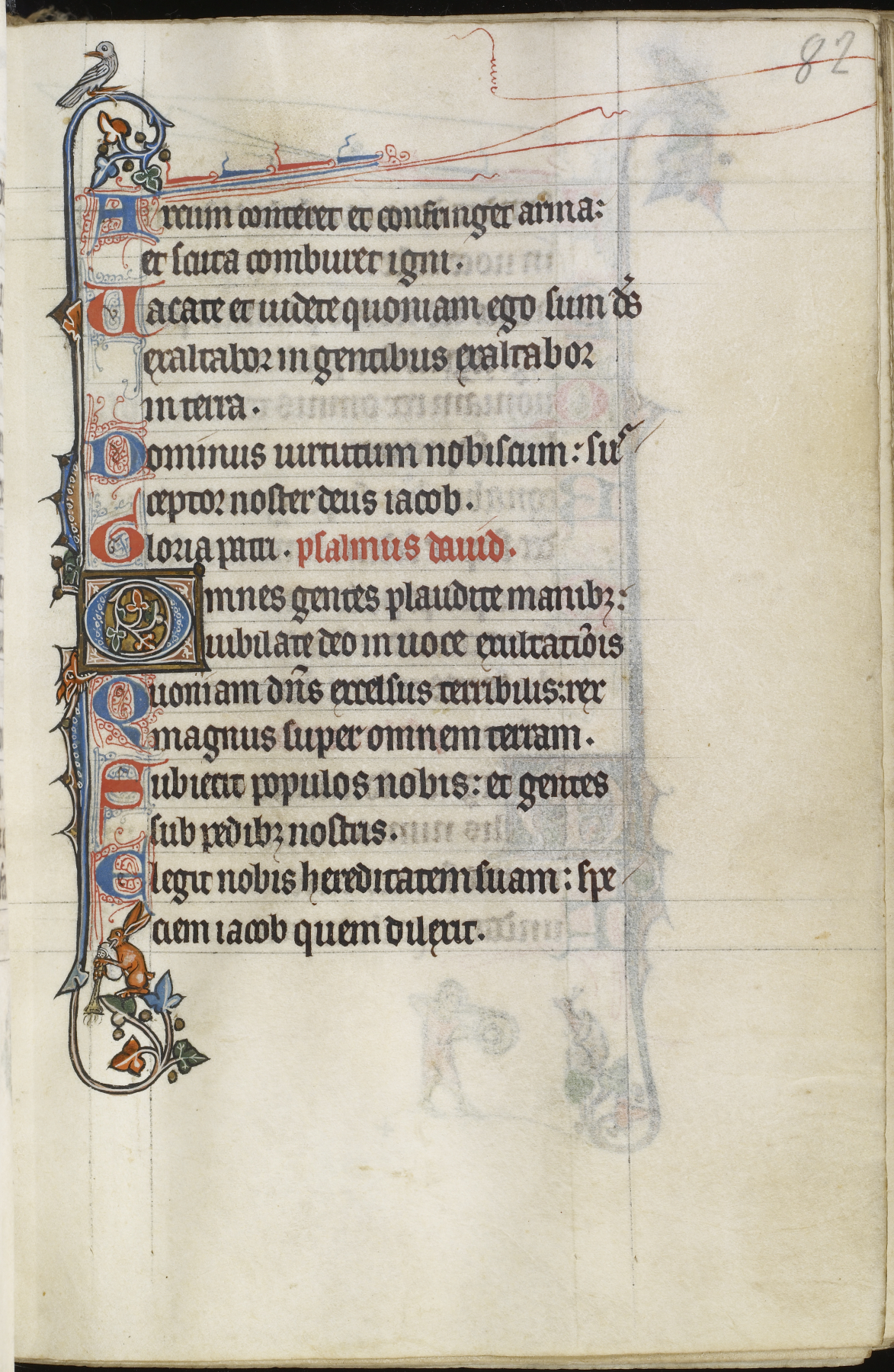 Image for Leaf from Fieschi Psalter: Psalter Text