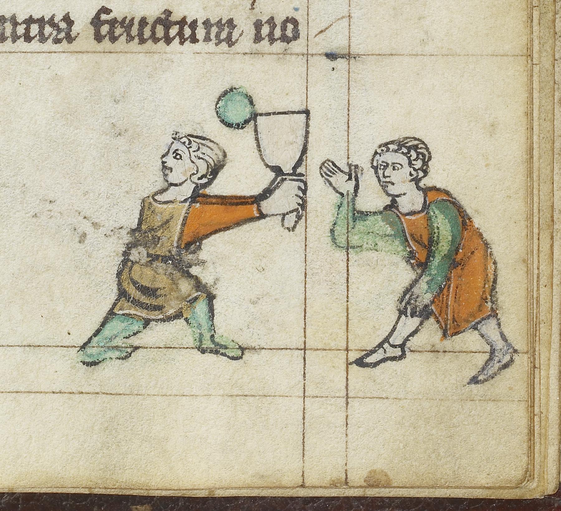Image for Leaf from a Book of Hours: Men Playing Tennis