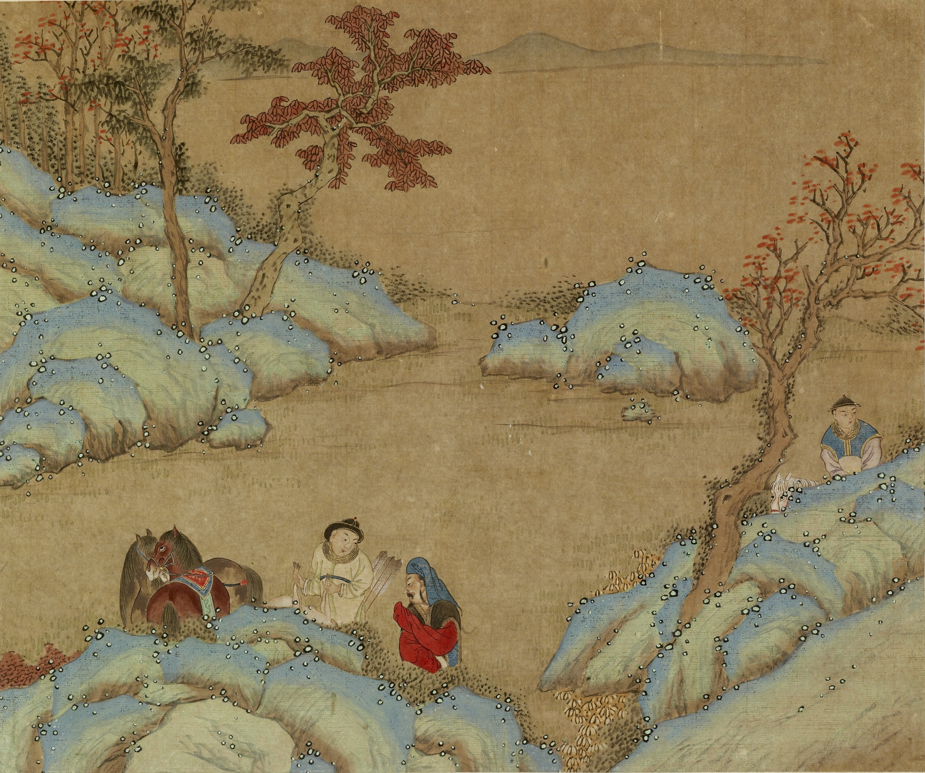 Image for Landscape with Three Men and Two Horses