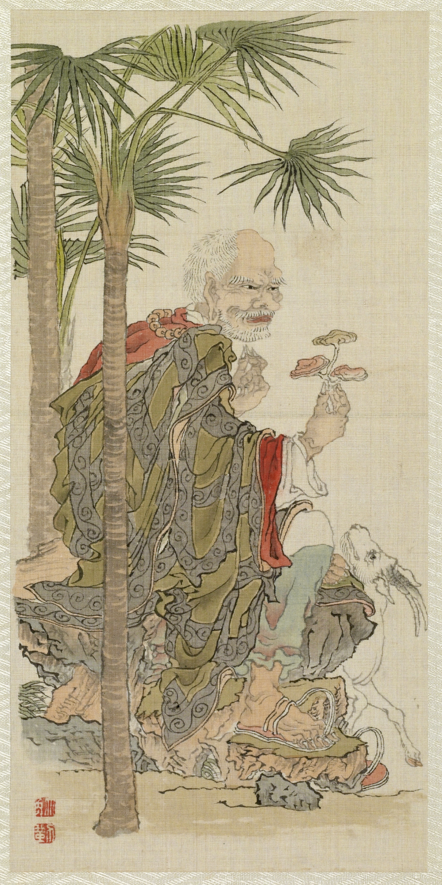 Image for Leaf from Album Depicting the Sixteen Lohans (Arhats)
