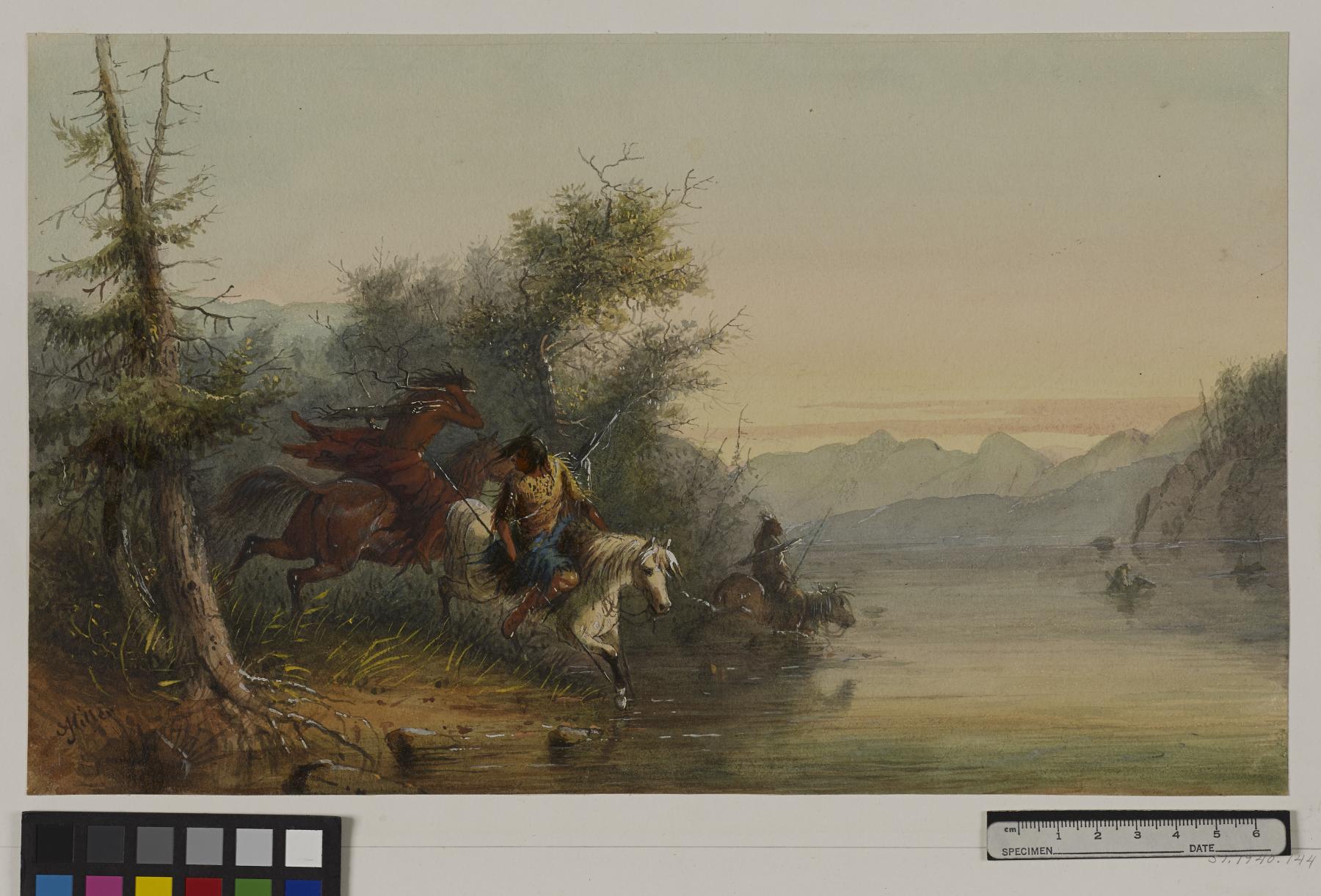 Image for Snake Indians: Fording a River