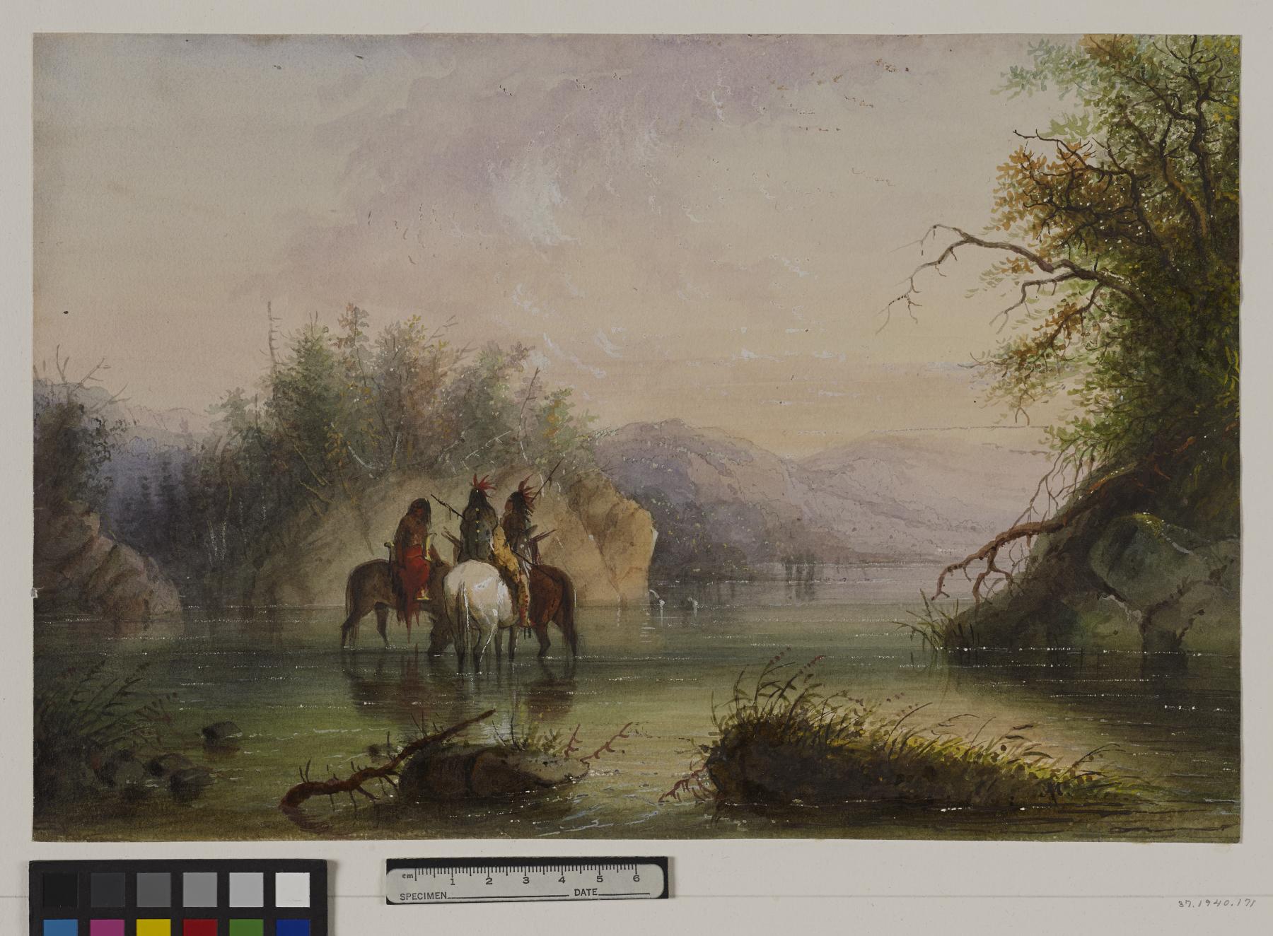 Image for River Scene - Watering Horses