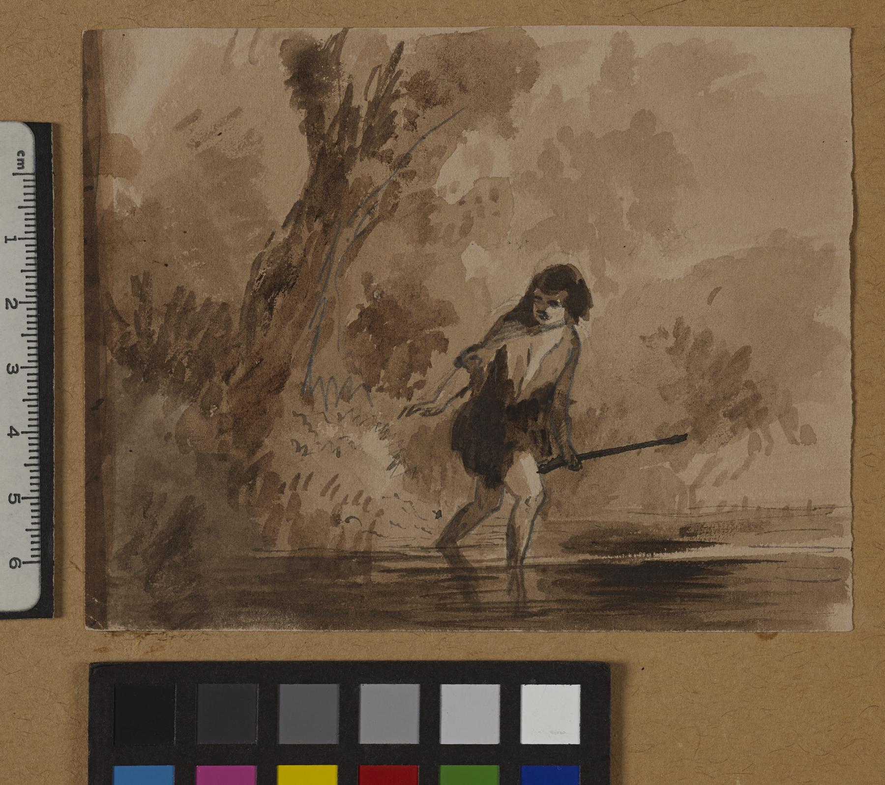 Image for Boy Wading into Water