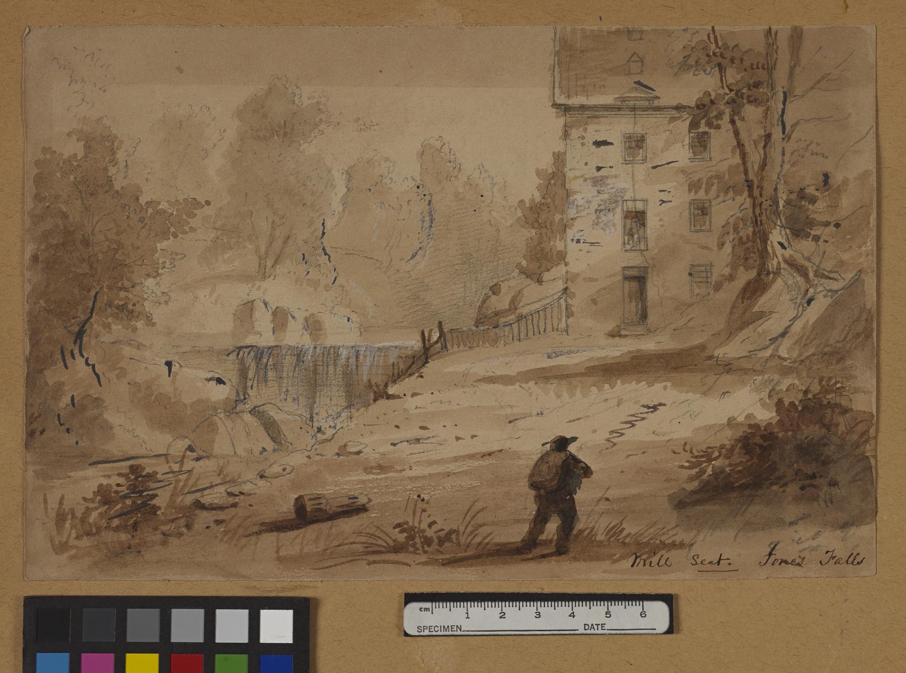 Image for View of a House and Falls