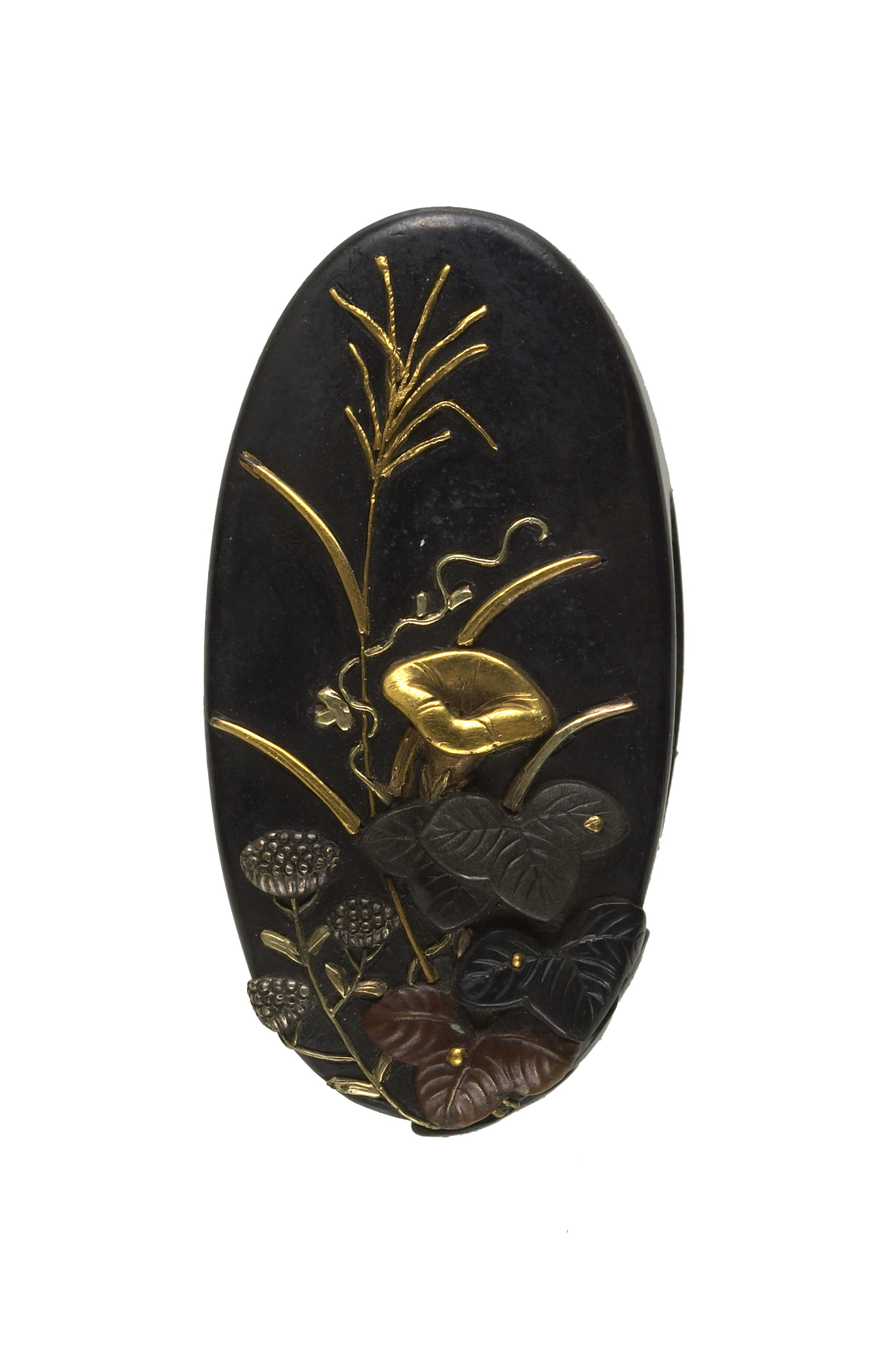 Image for Kashira with Autumn Flowers