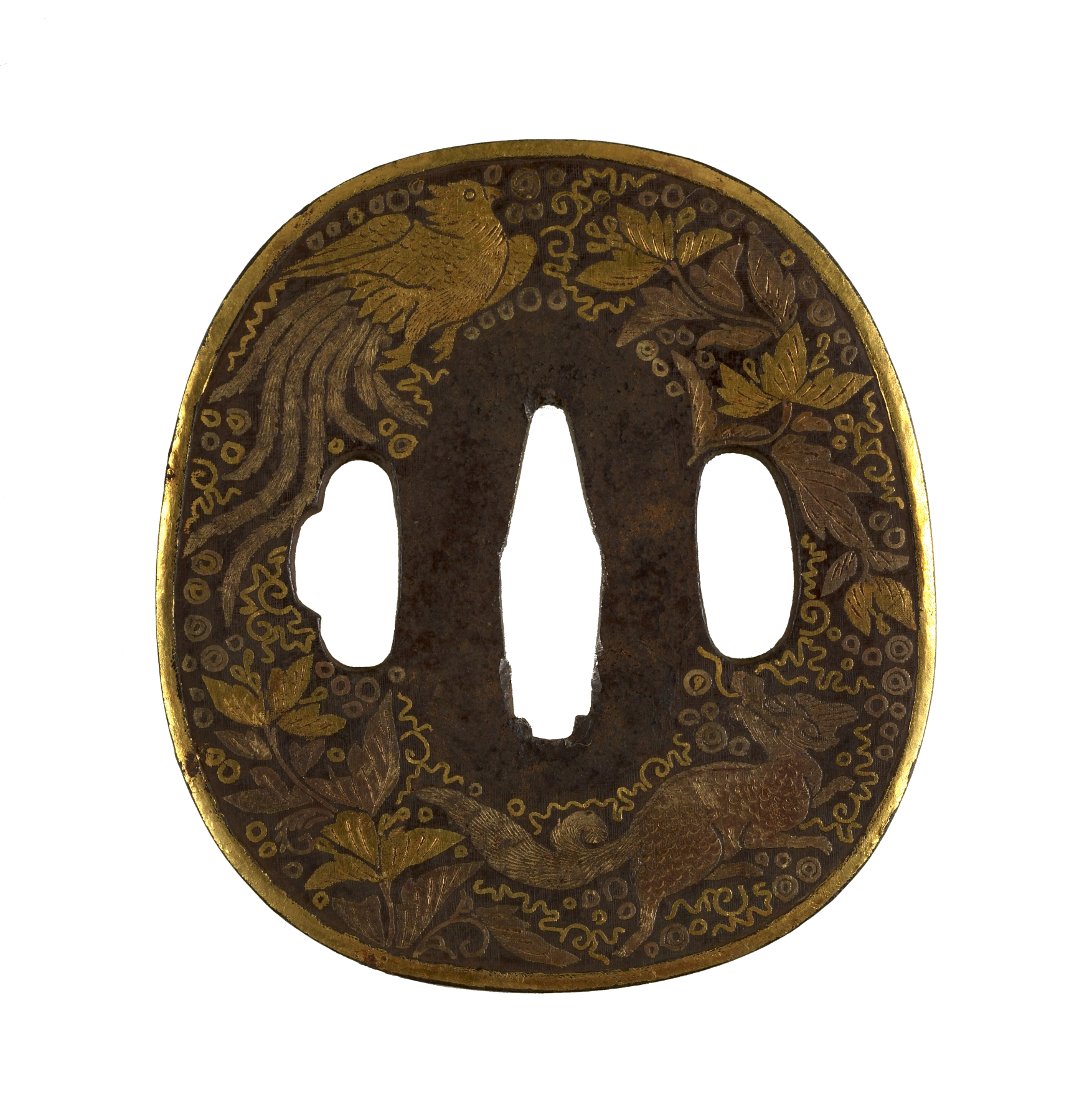 Image for Tsuba with Mythical Animals