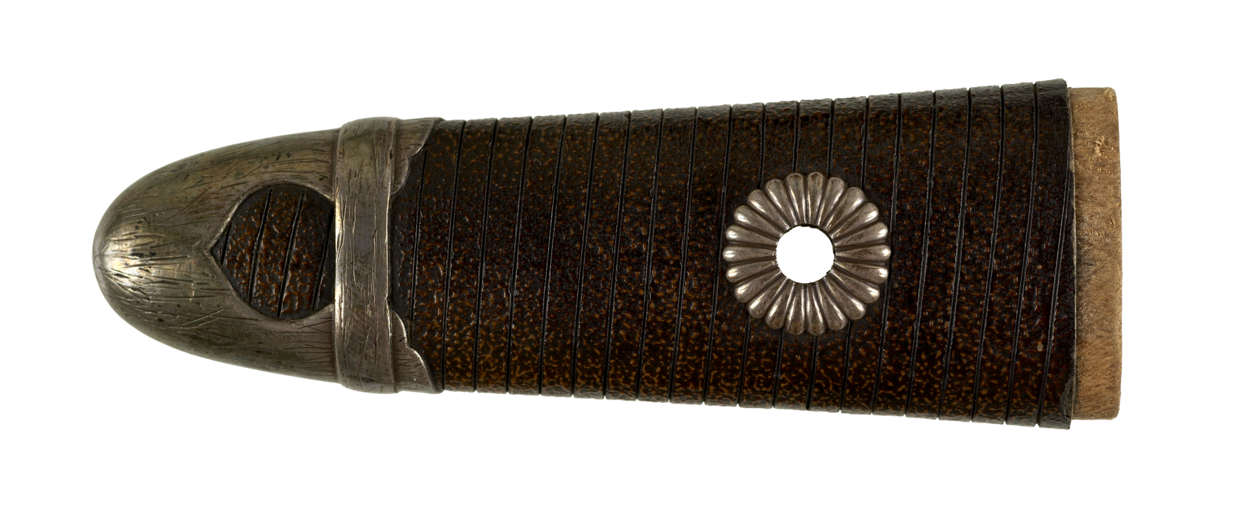 Image for Tsuka with Silver Metalwork