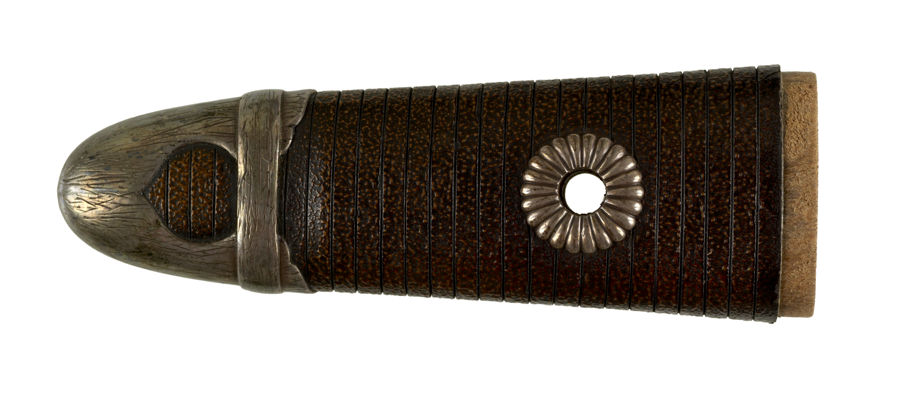 Image for Tsuka with Silver Metalwork