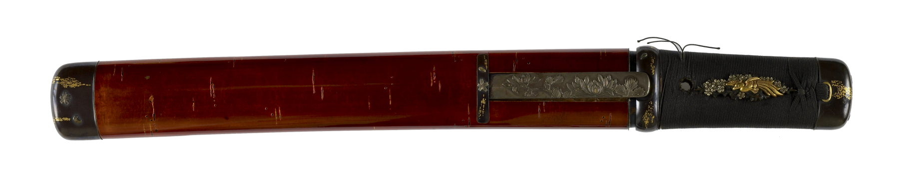 Image for Dagger (aikuchi) with sheath imitating cherry tree bark (includes 51.1190.1-51.1190.4)