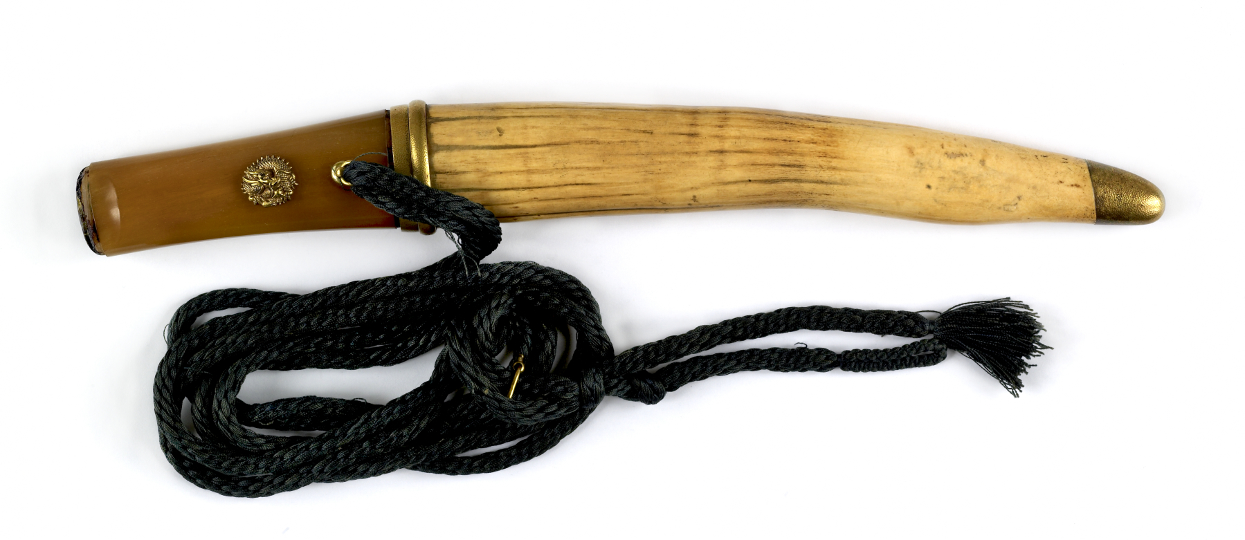 Image for knife (kata) with antler sheath