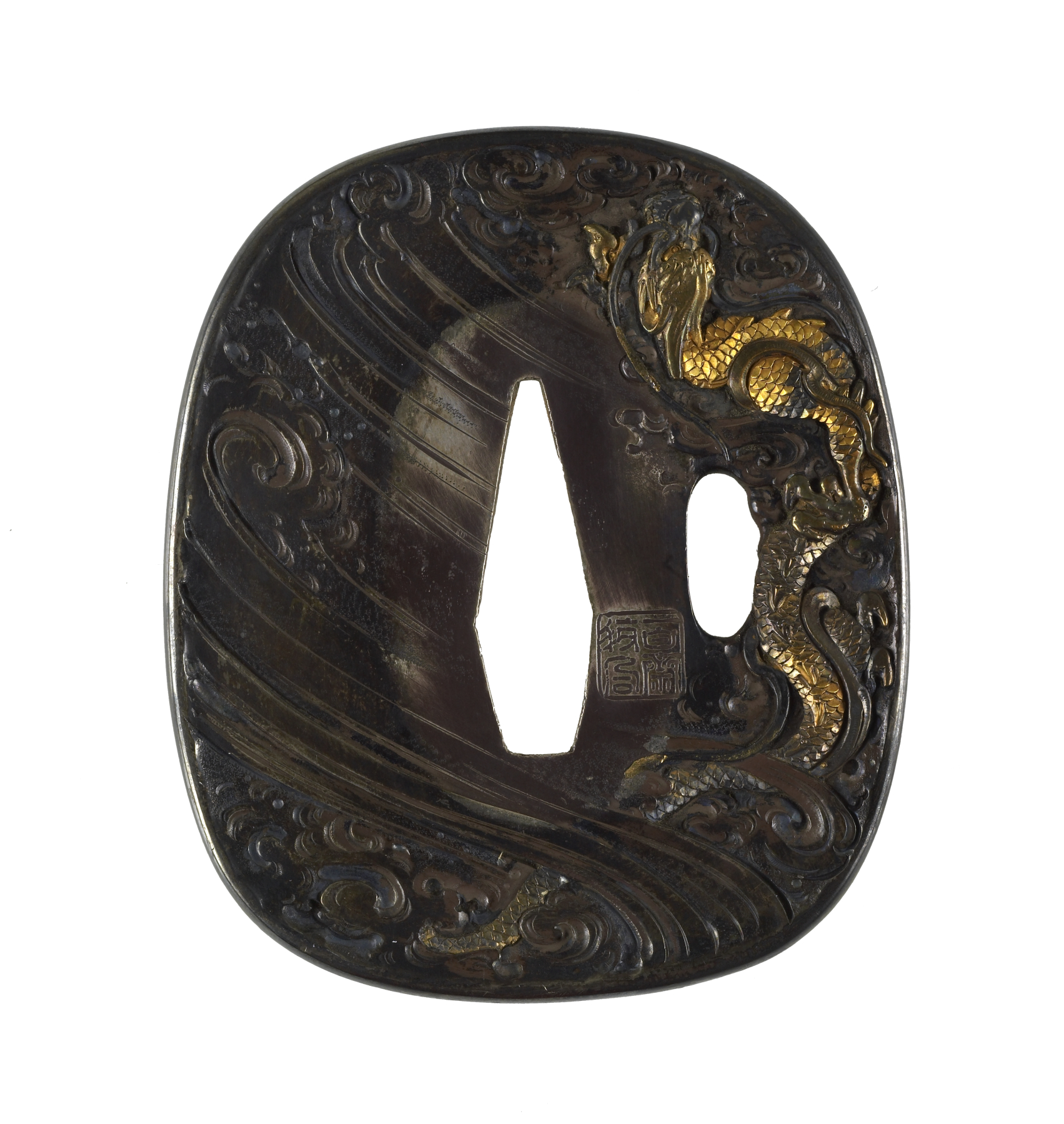 Image for Tsuba with Dragon in Clouds