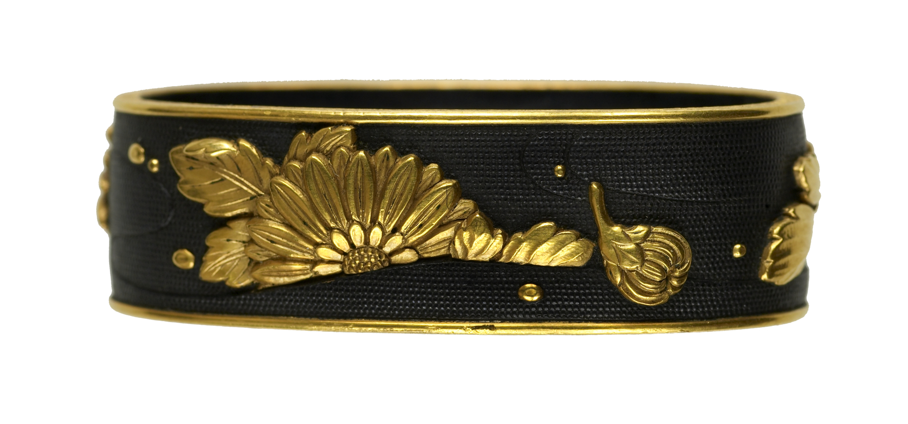 Image for Fuchi with Floating Chrysanthemums